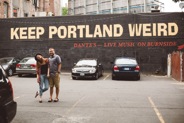 The guy who directed us to this sign asked for some change in return for the directions. He even said he would tell us a joke. All I remember was the joke included mermaids and he waited to make sure we acted weird in front of the wall. It was kind of uncomfortable, but I feel like in Portland you just embrace the uncomfortable. 