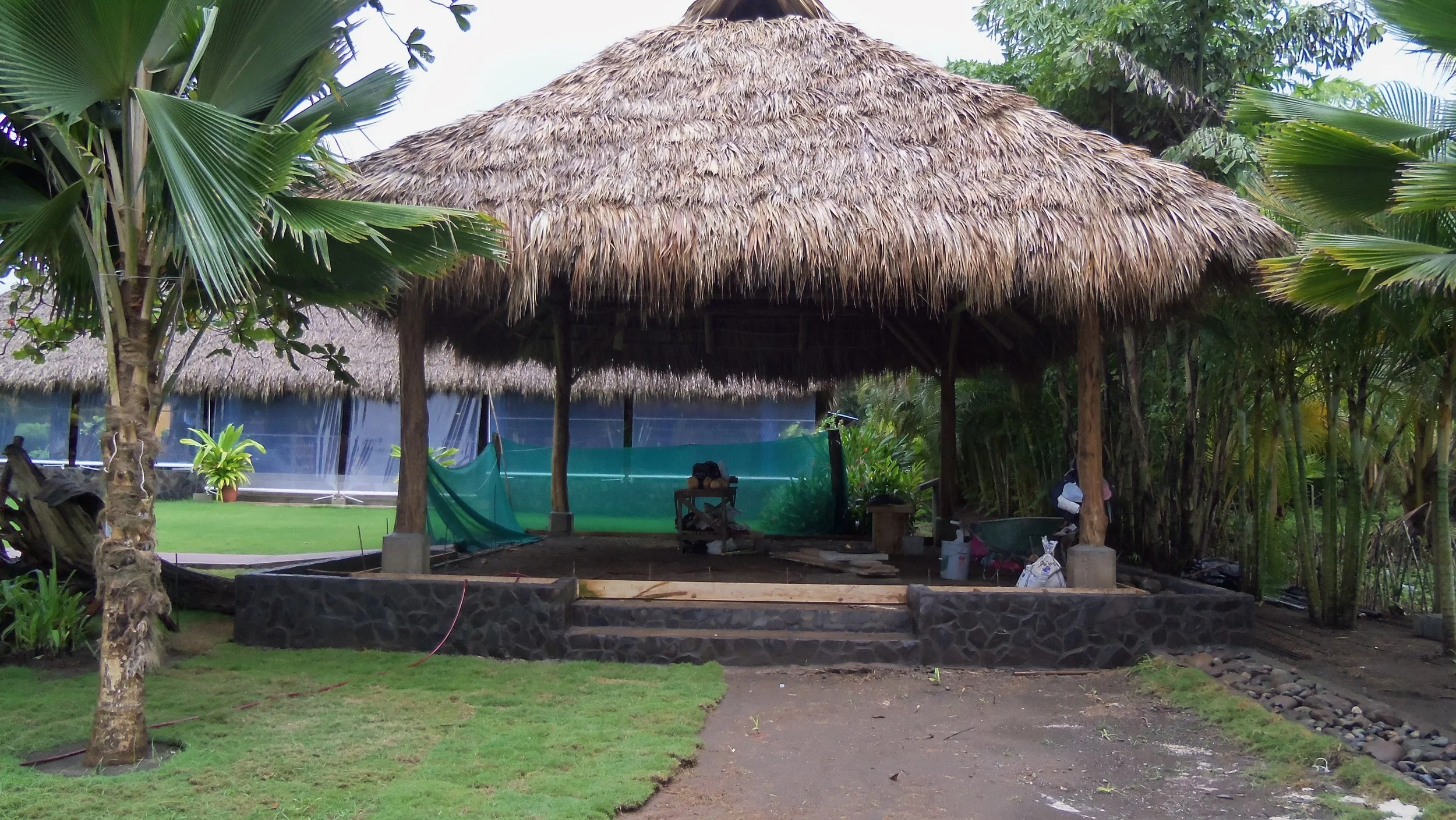 Alma del Pacifico Beach Bar Construction Progress