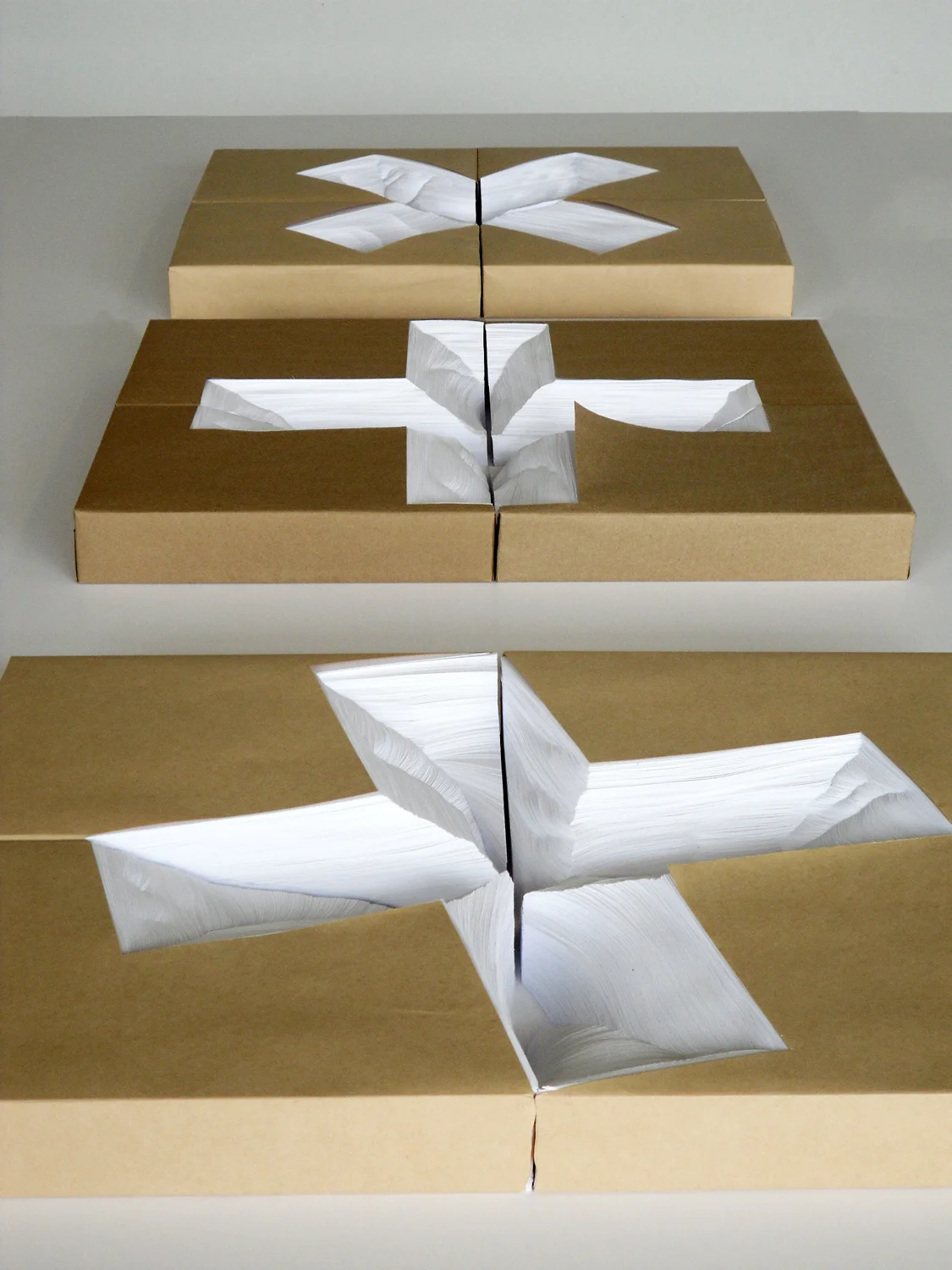 Topographs (Displaced) , 2010, handcut office paper Installed in 'The Unspeakable Compromise of the Portable Work'. More at: Portable Blog Canadian Art