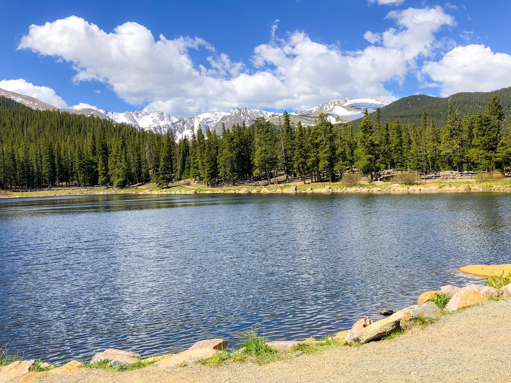 Stunning views at Echo Lake near Mount Evans. ©Suzanne Brown 2019