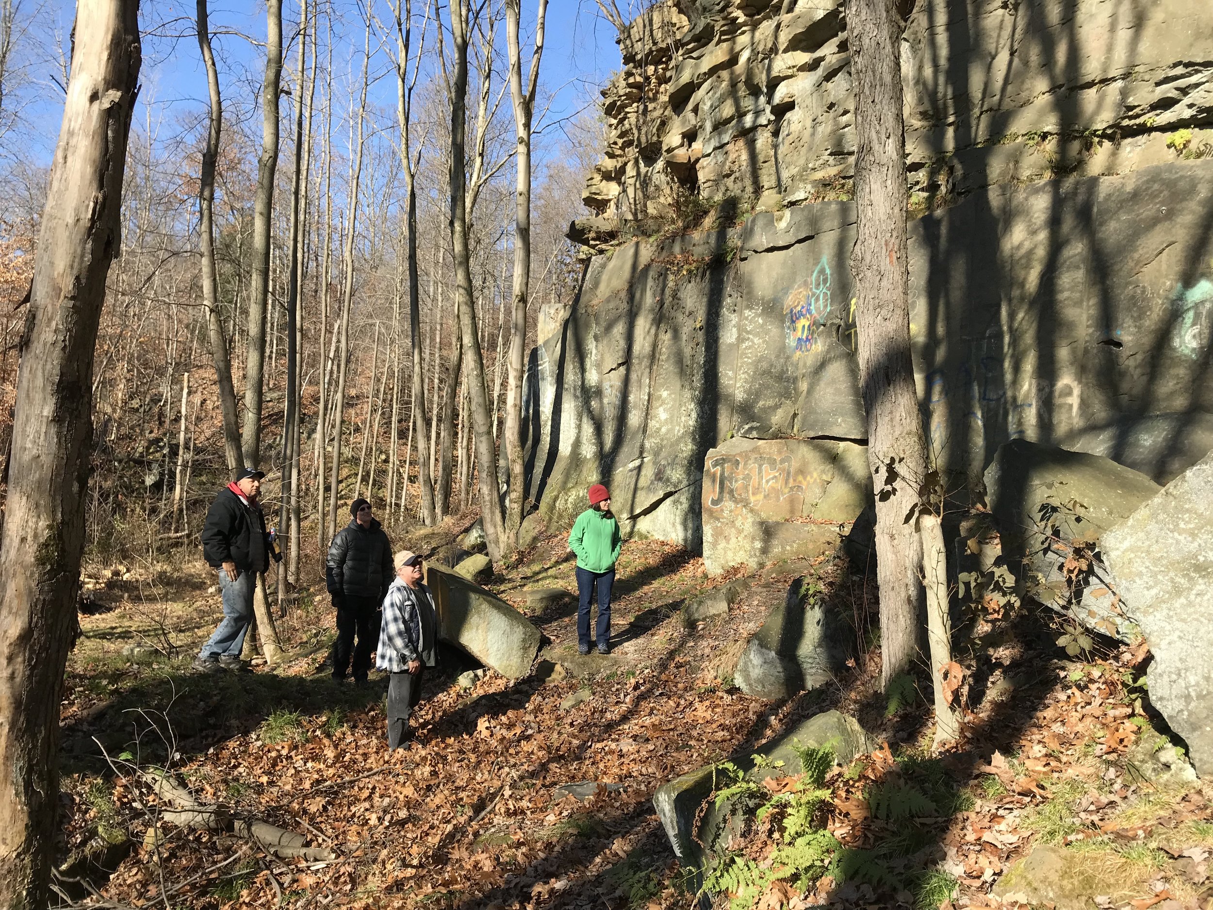 Logtown 2017.11 Front Wall OCC RC Norm w Local Climbers.JPG