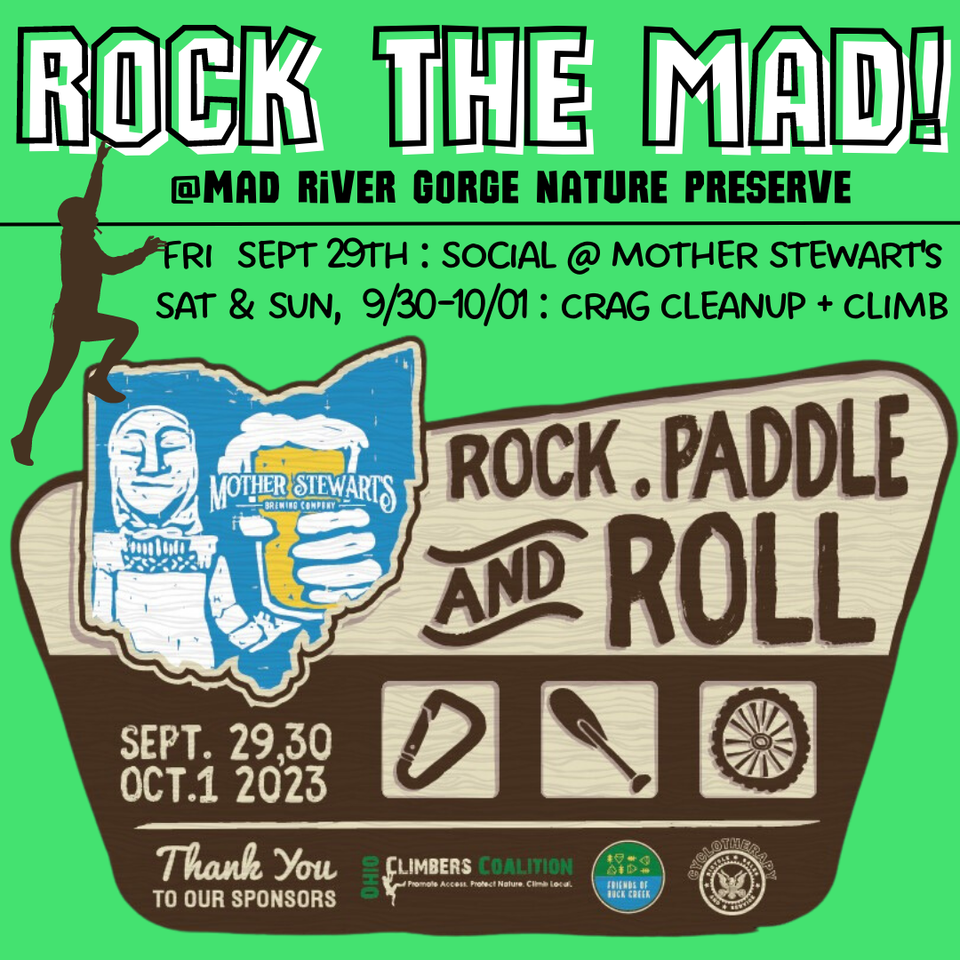 ROCK THE MAD (Part of Rock, Paddle &amp; Roll Weekend)