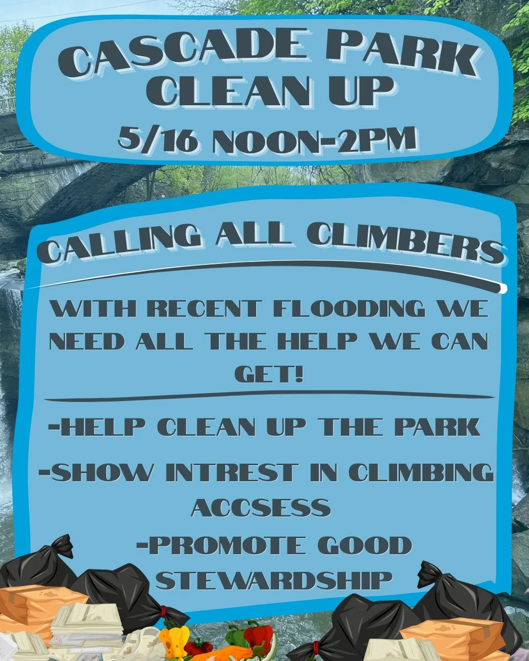 CASCADE PARK CLEAN UP