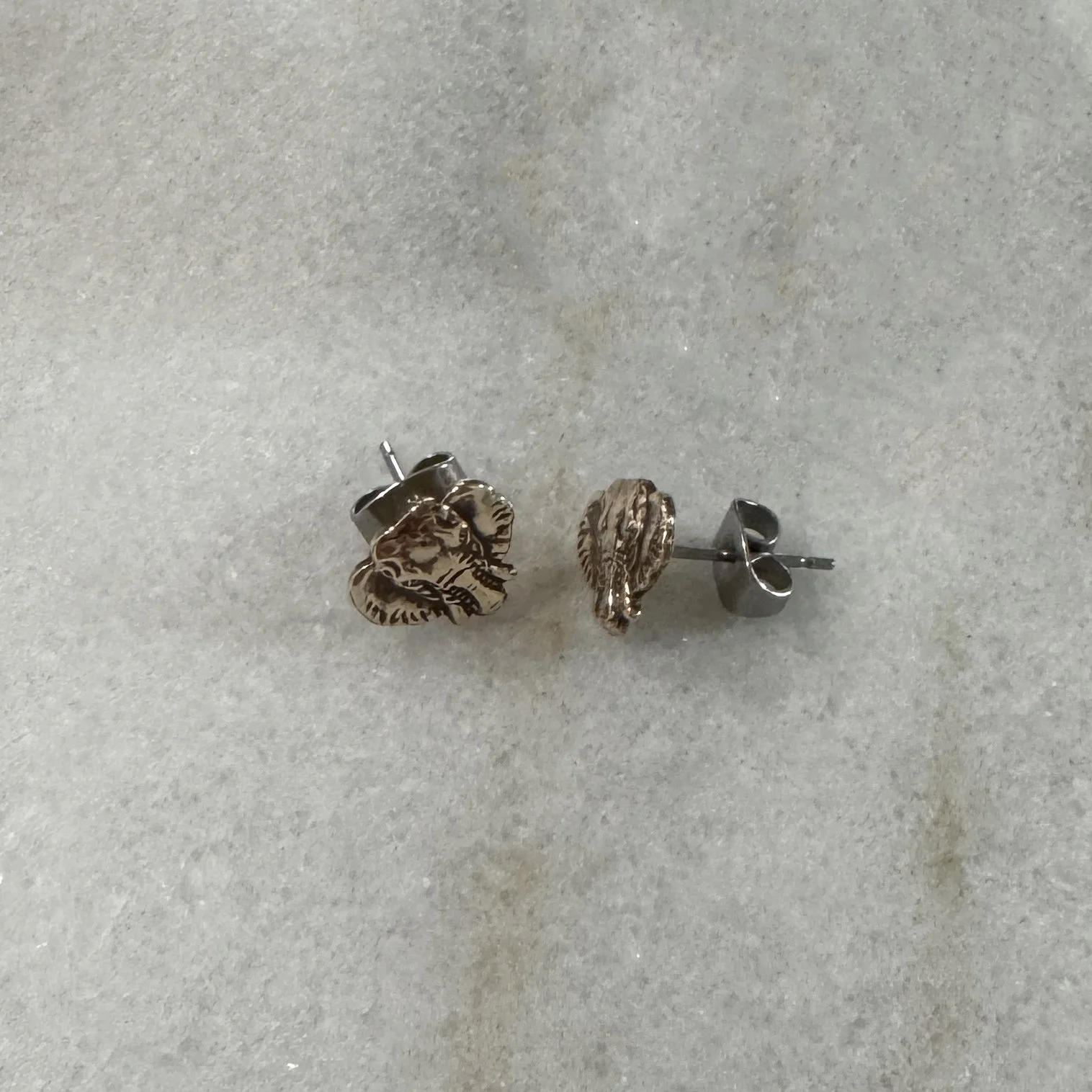 elephant stud earrings