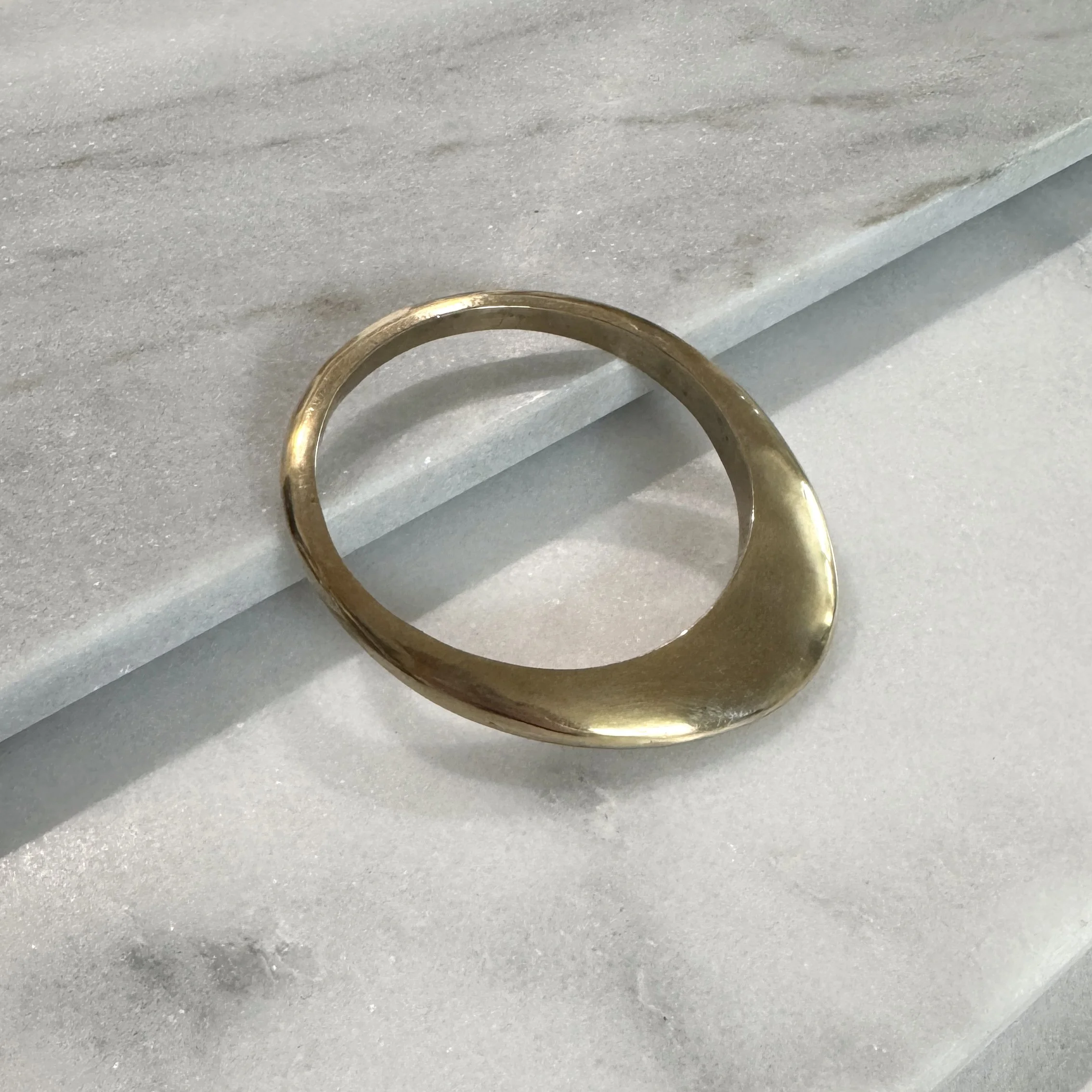 brass bangle bracelet