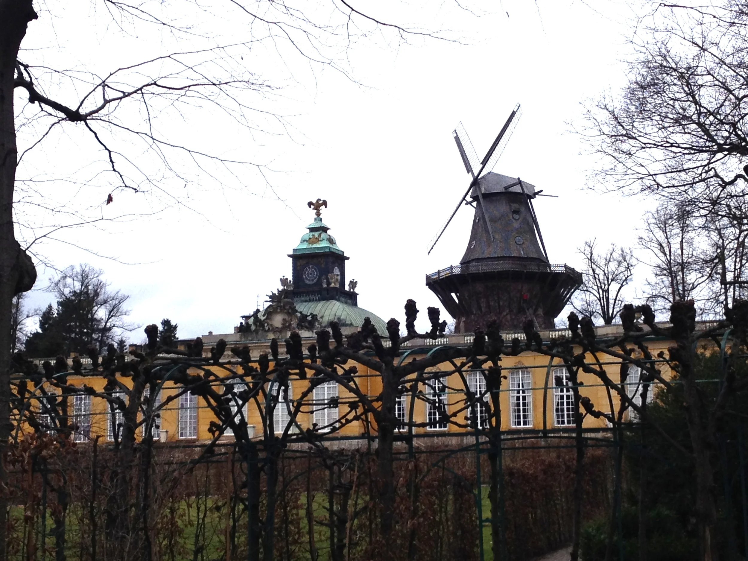 VIEW FROM THE GARDENS SANS SOUCI