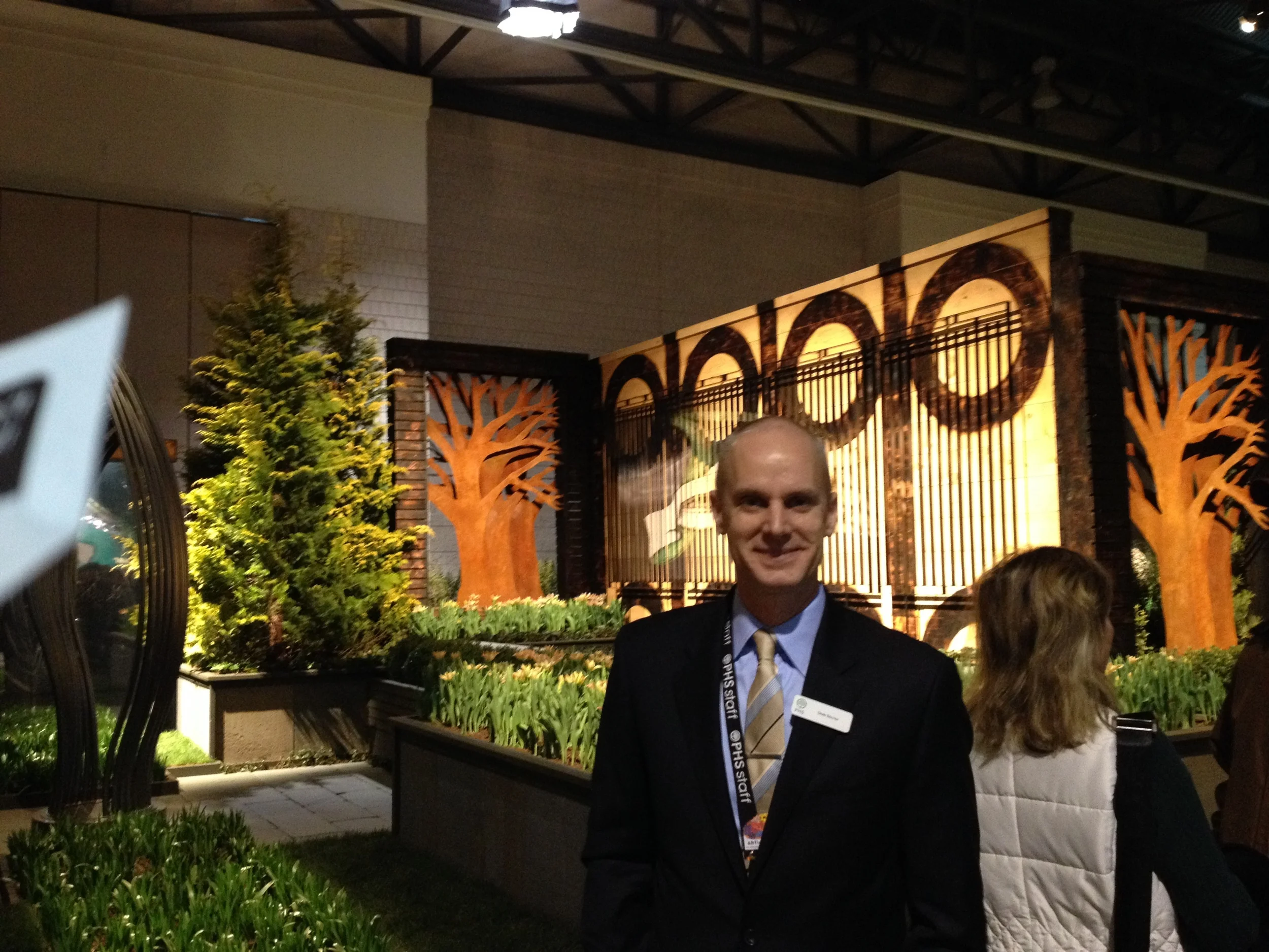 DREW BECHER, PRESIDENT OF THE PENNSYLVANIA HORTICULTURAL SOCIETY