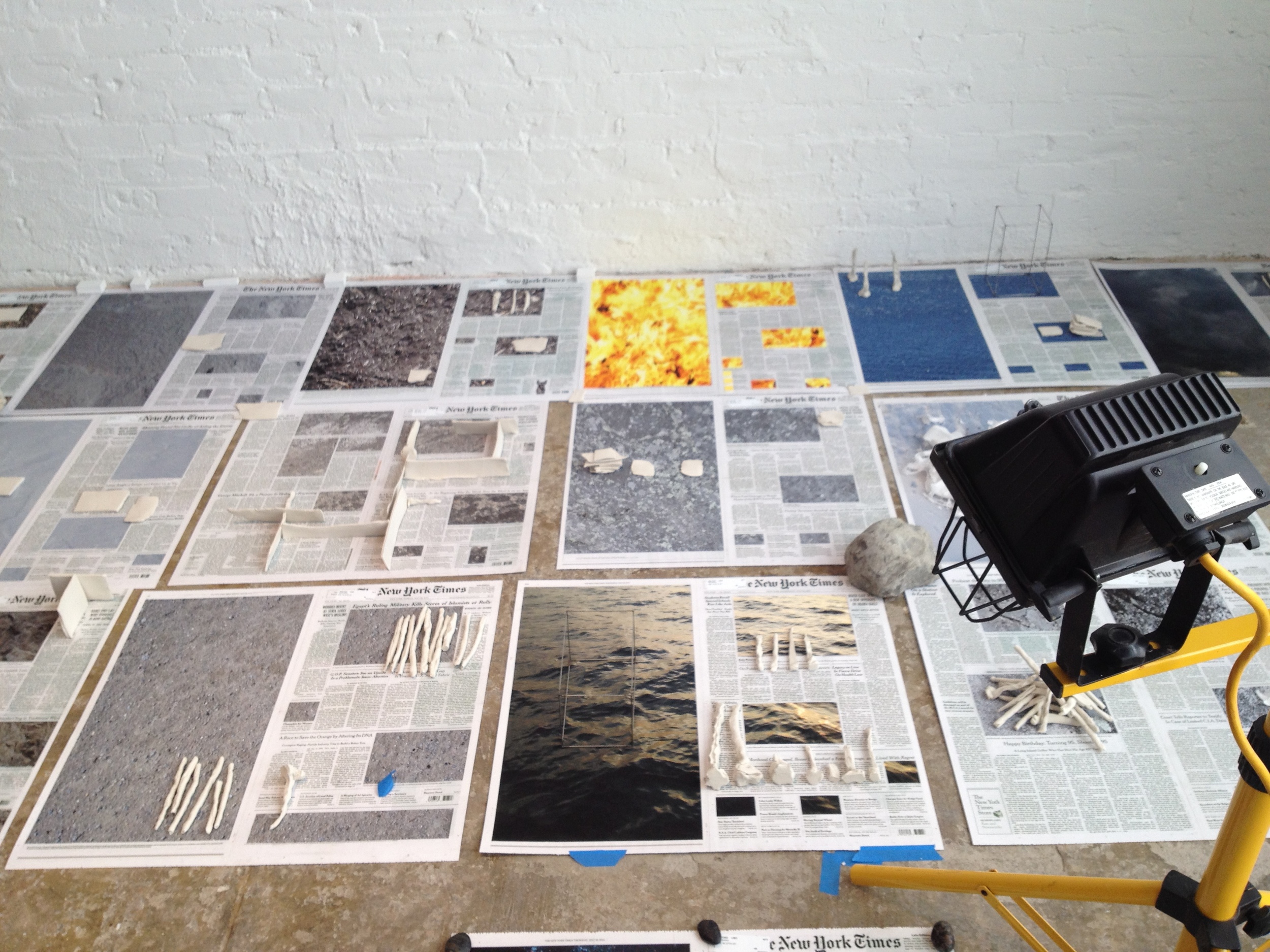 SARAH SZE'S INSTALLATION AT THE FABRIC WORKSHOP