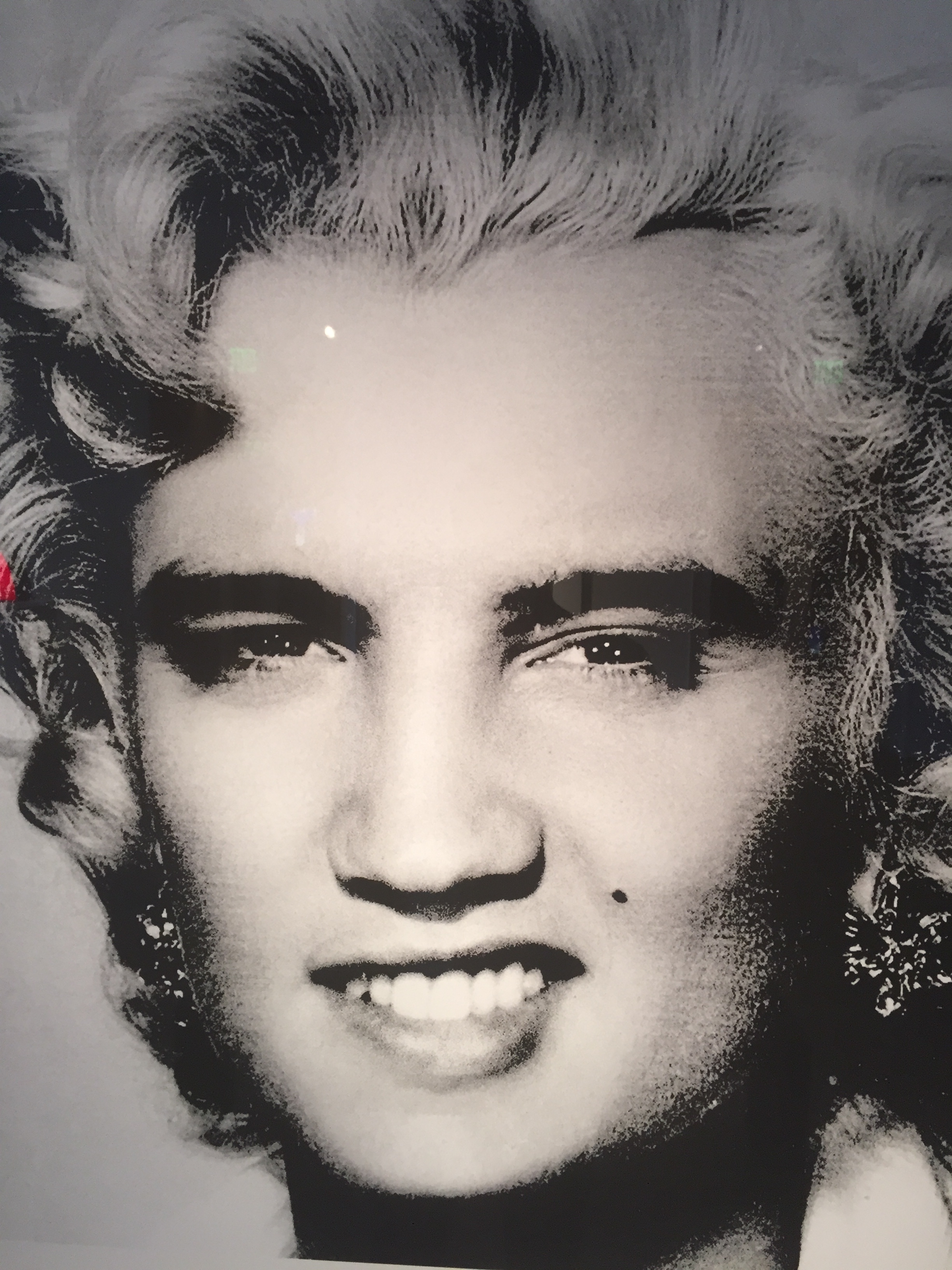 David Scheinmann (British) Detail of Elvis / Marilyn , 2013 Hand painted figurines, swarovski crystals, plexi mirror
