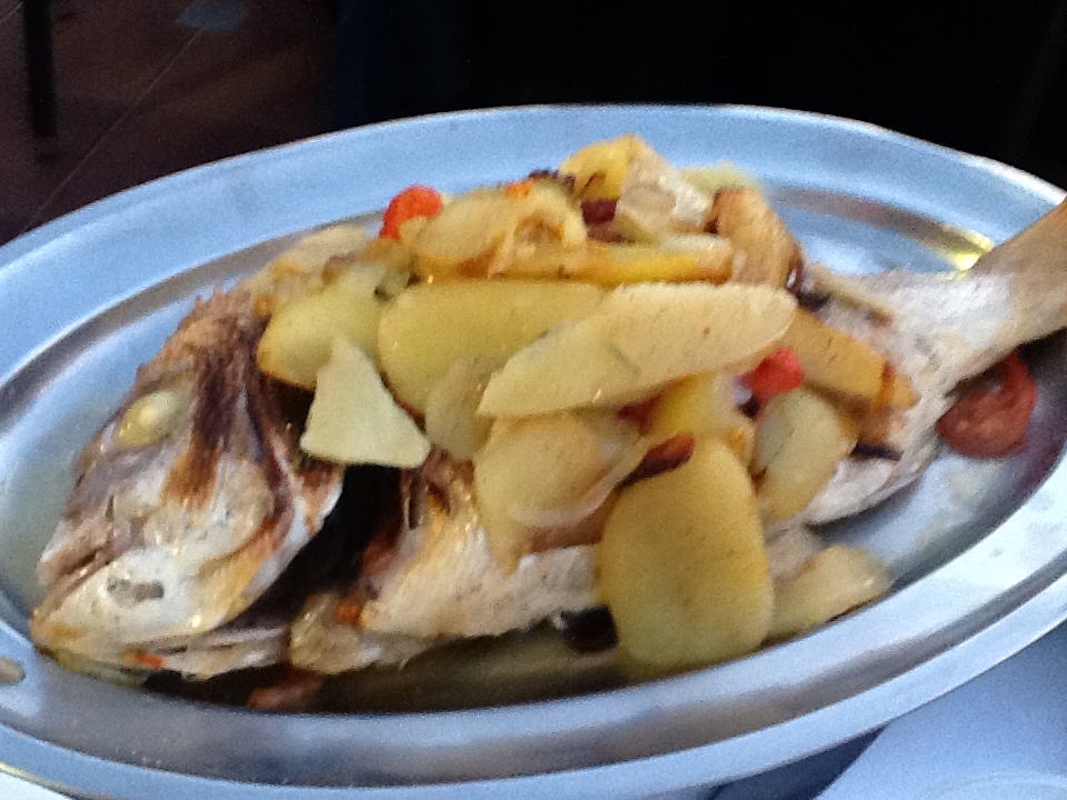 Catch of the day prepared at Ristorante Da Giacomino