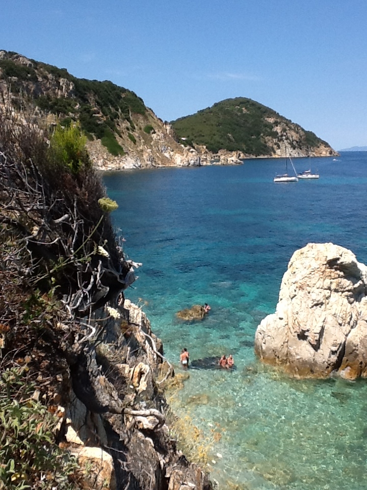 Swimming and boating on Elba