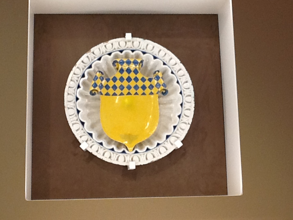 The Antinori Coat of Arms originally created by Della Robbia in 1512.