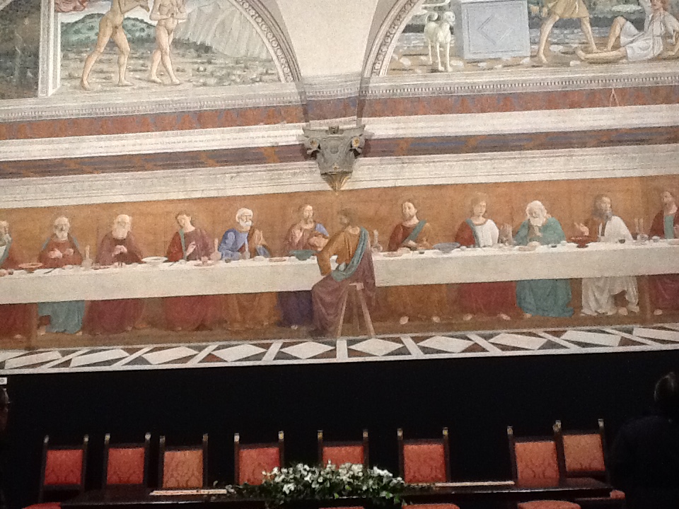 Ghirlandaio's Last Supper at La Badia a Passignano.