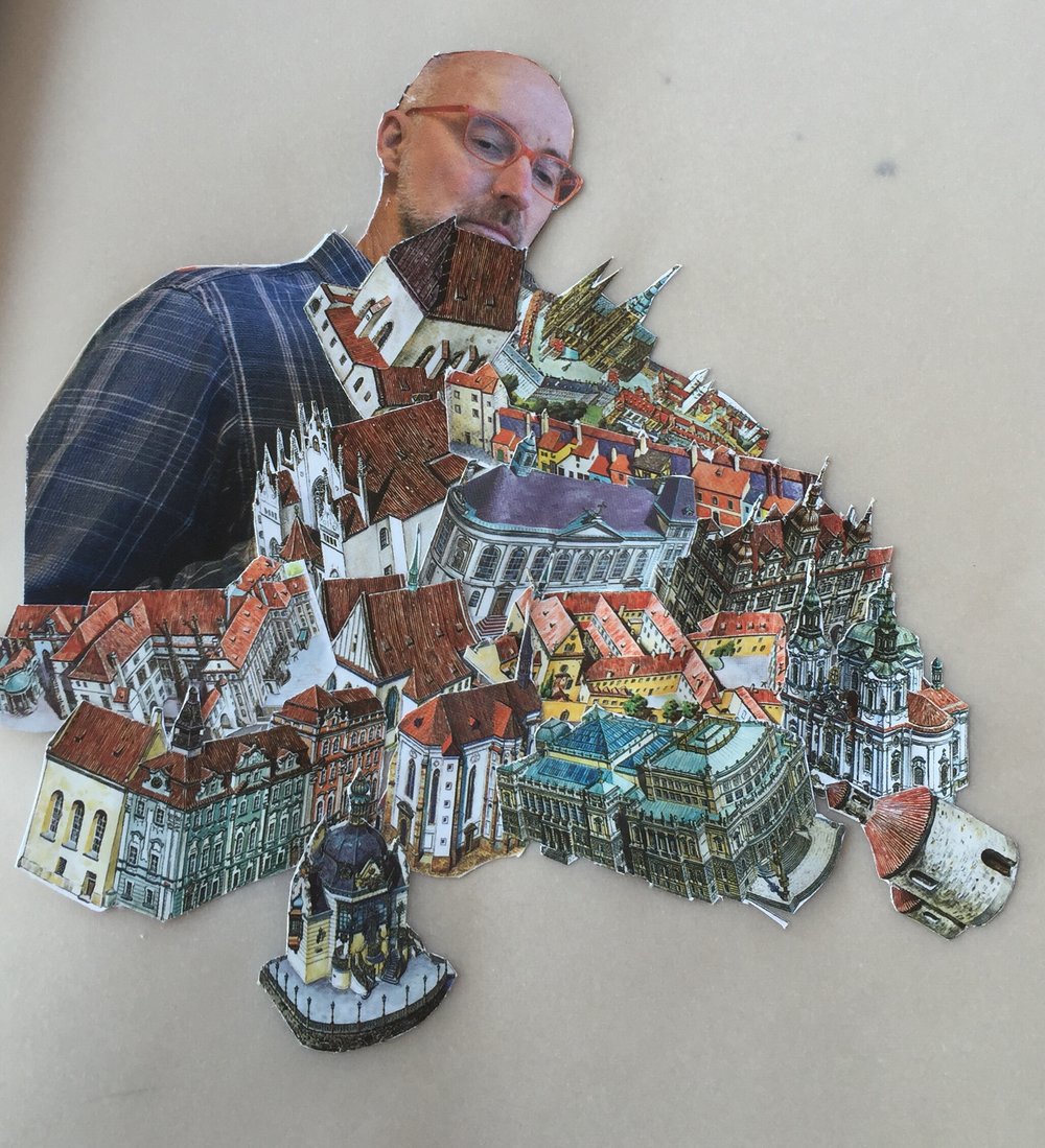 Randy's collaged homage to Prague