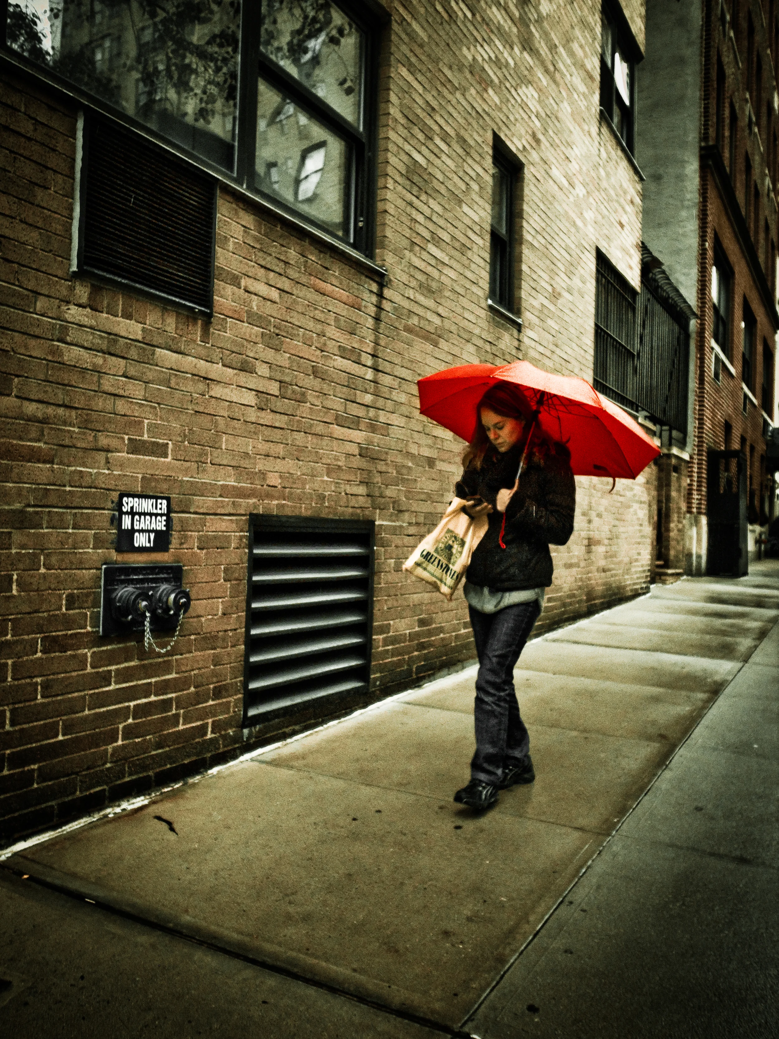 Girl with the Red Umbrella