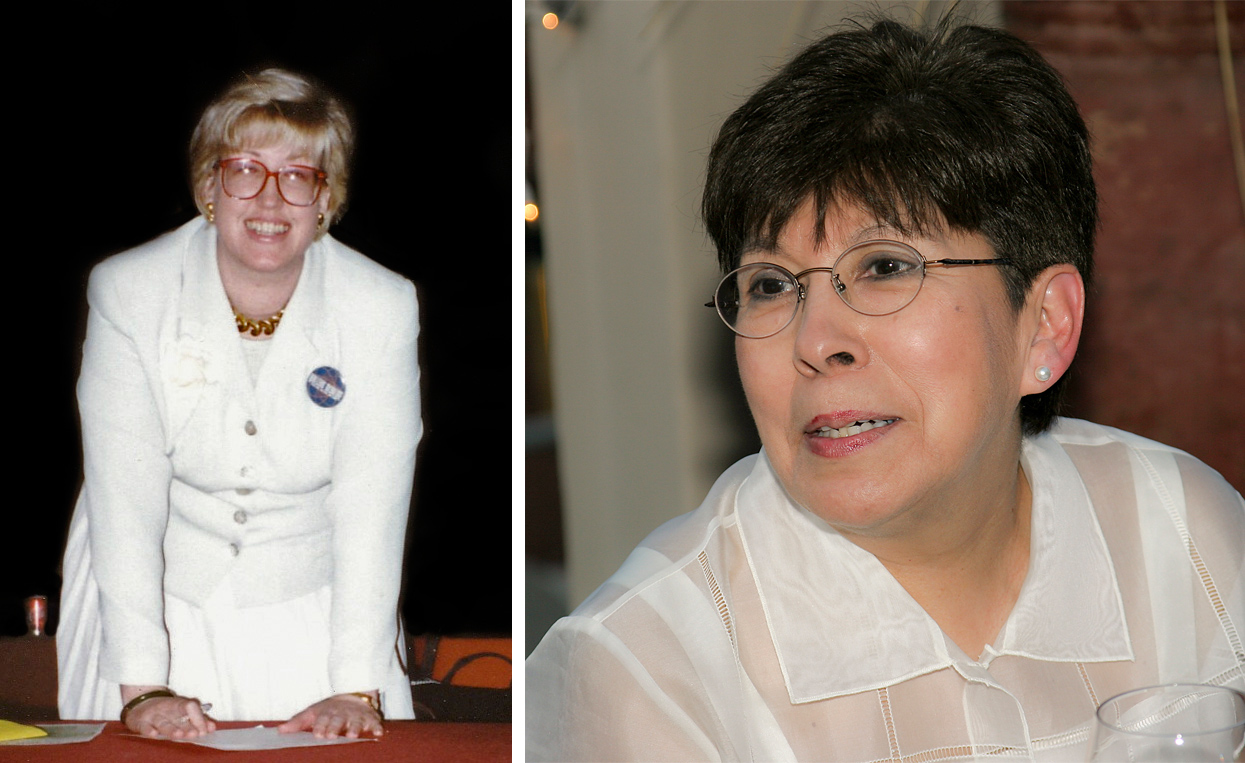 Martha Pickett (left) and Shirley Ledbetter (right) Both were prominent educators and discussed together their roles and experiences with the SWCSNM-TS.