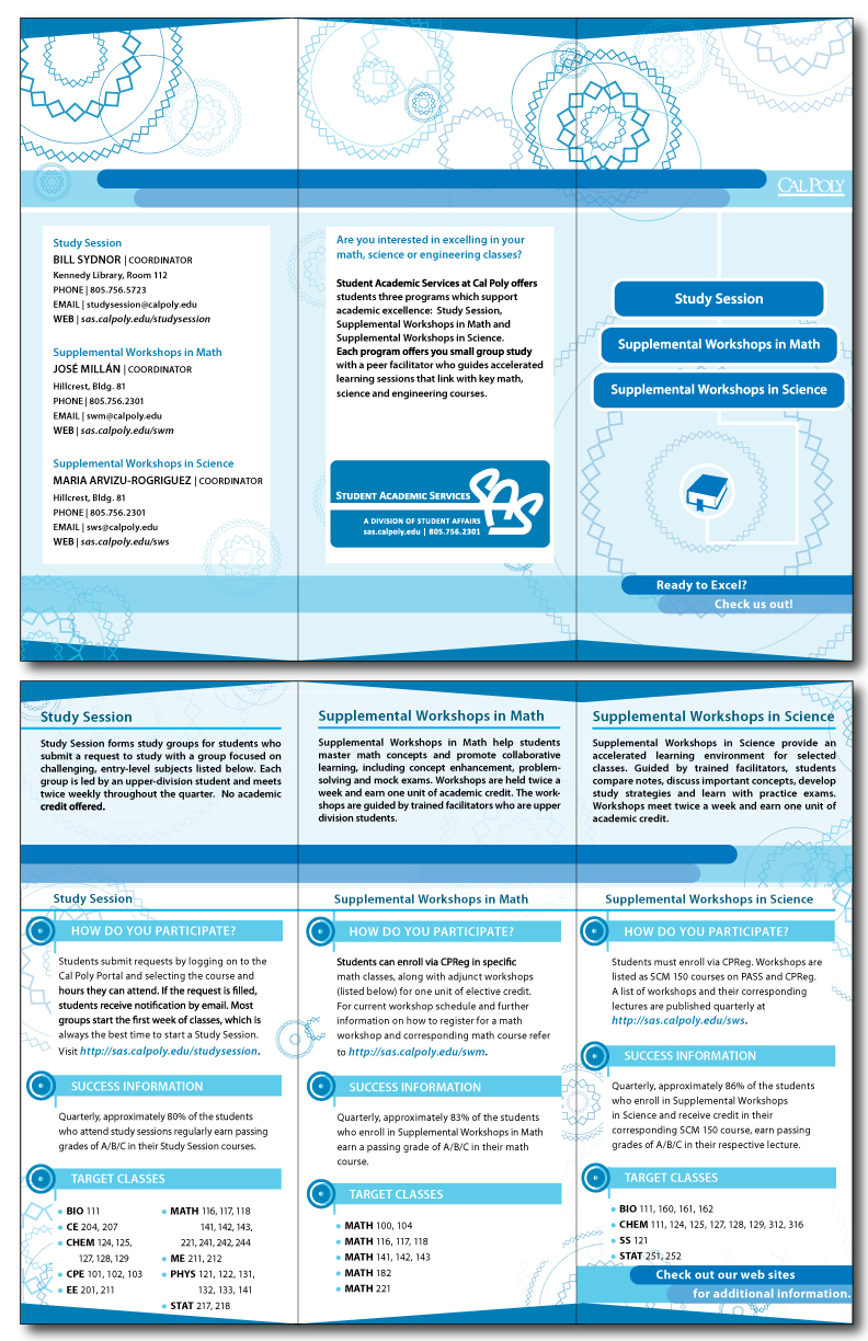 Cal Poly Student Academic Services Brochure
