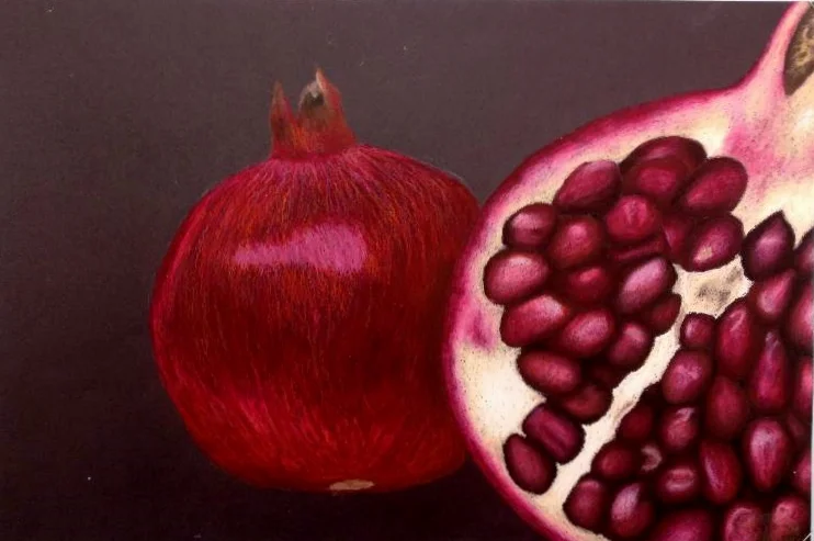 Fruit Study Oil Pastel