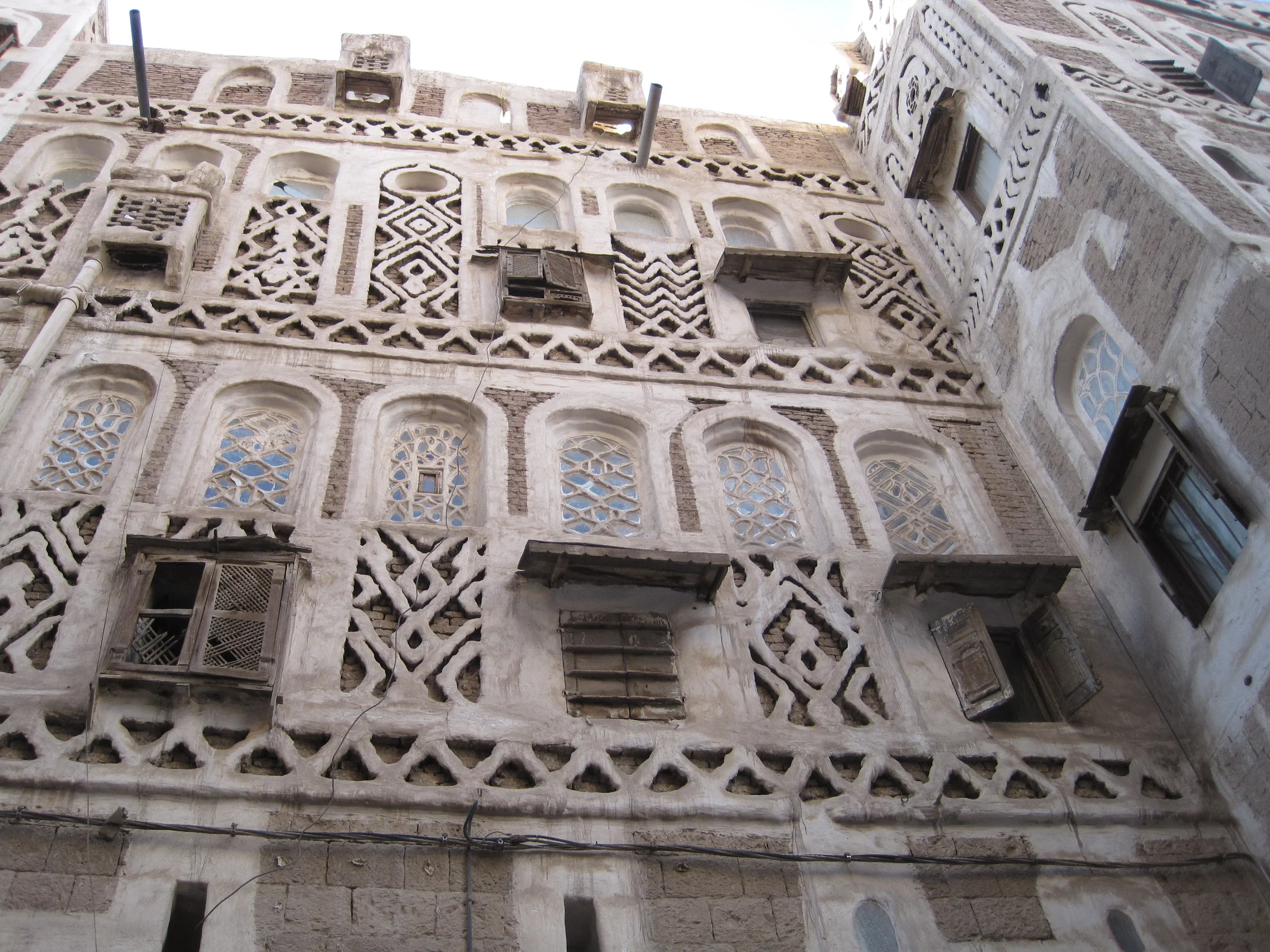 Sana'a Old City architectural decorations