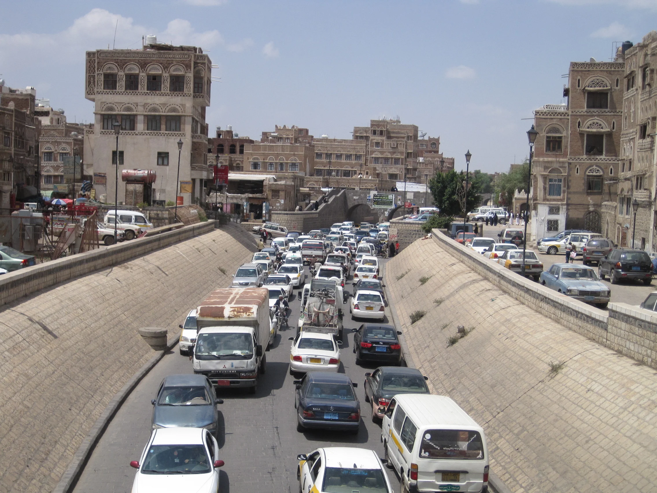 Sana'a Old City - the street that is actually a river