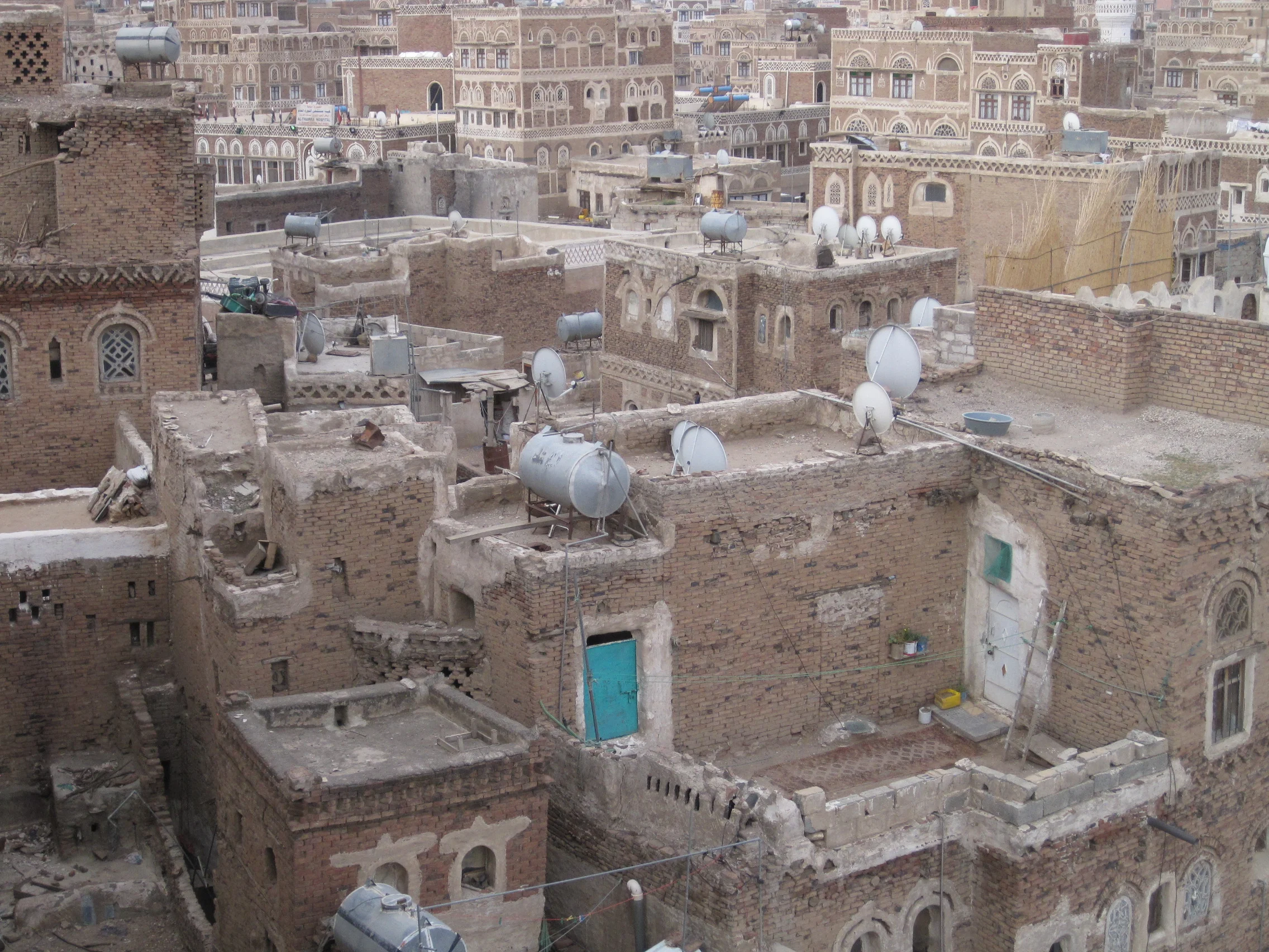 Roofs of Sana'a Old City