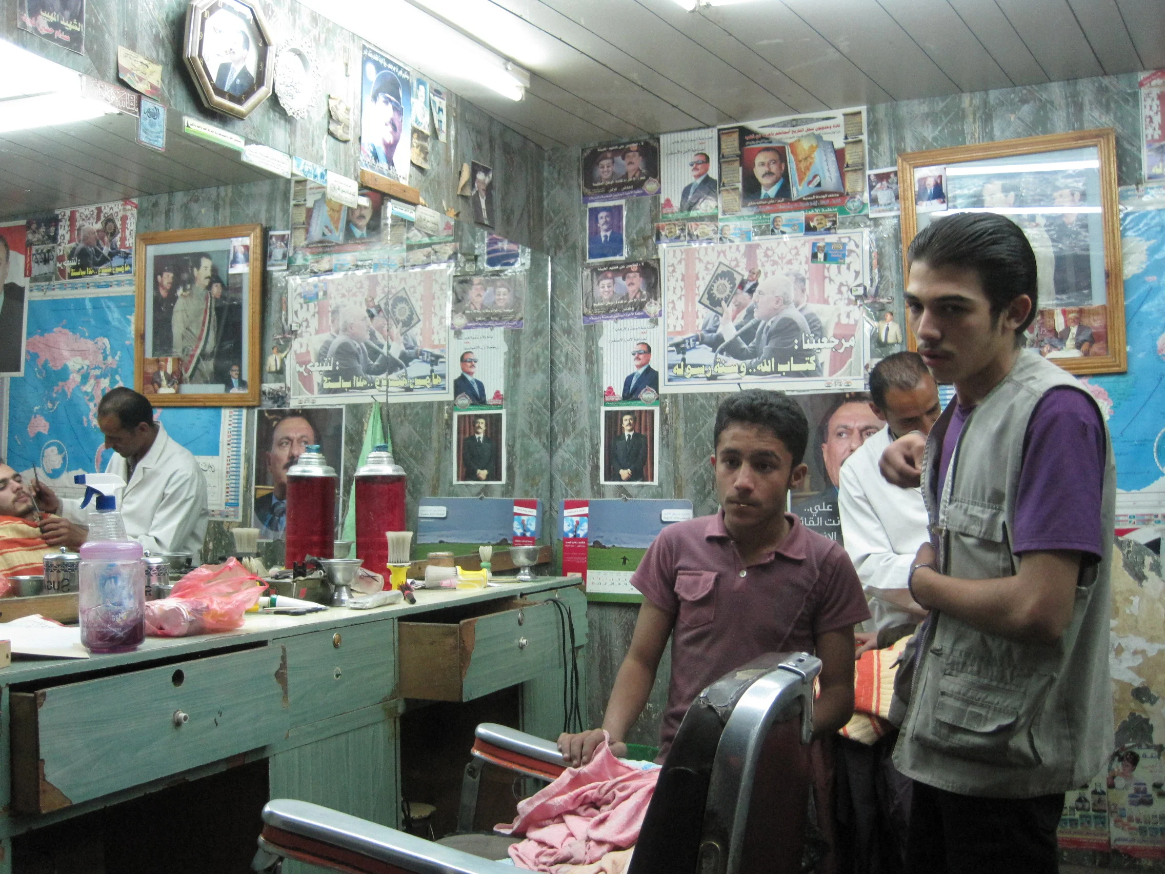 Sana'a Old City barbershop