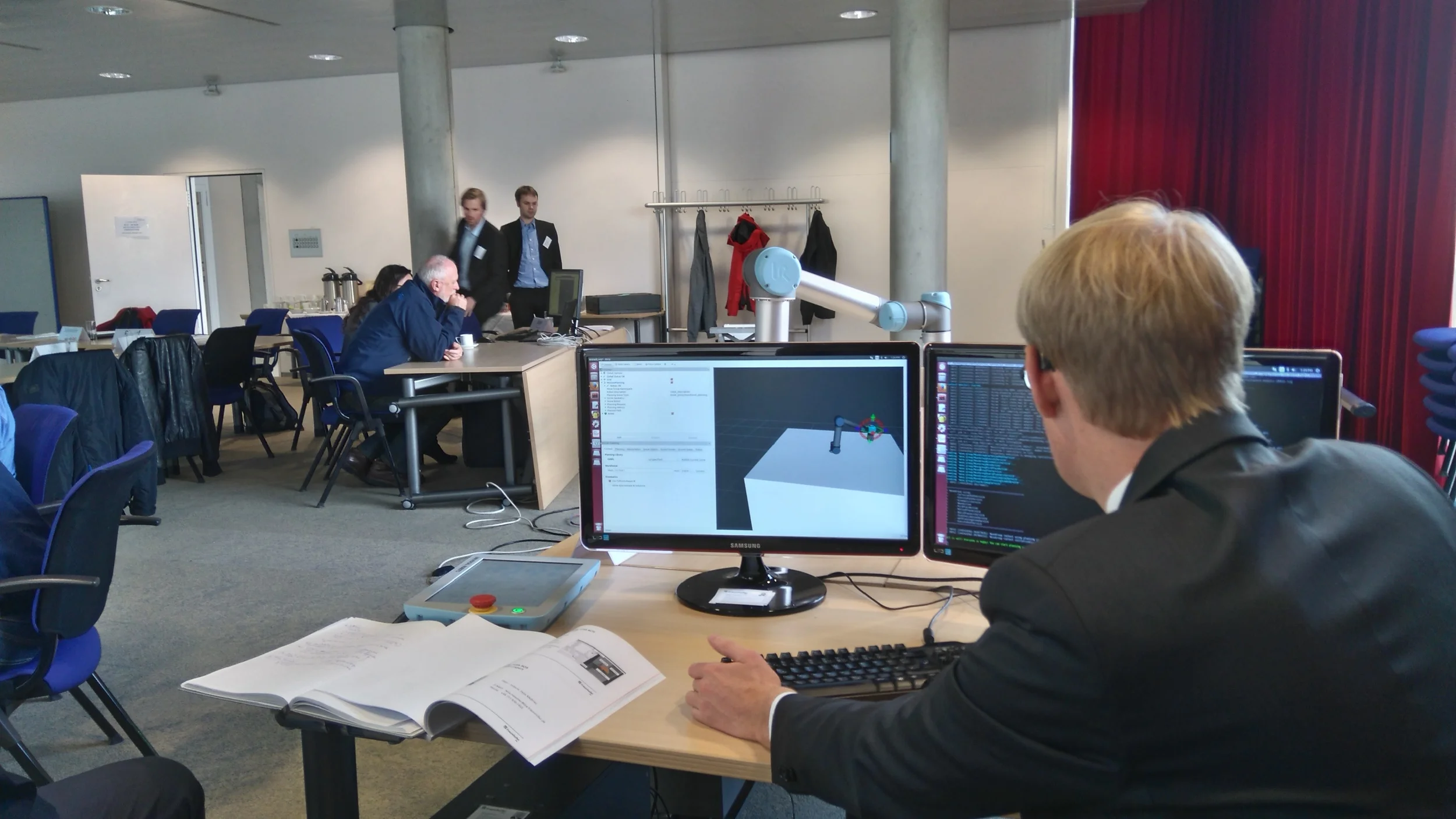 the manipulation hands-on session
