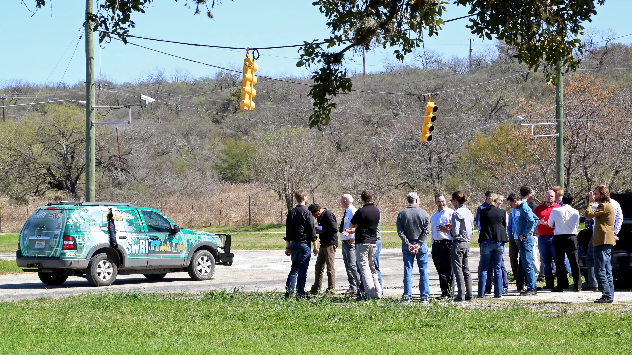 Participants took turns riding in SwRI's ROS-enabled autonomous vehicles.