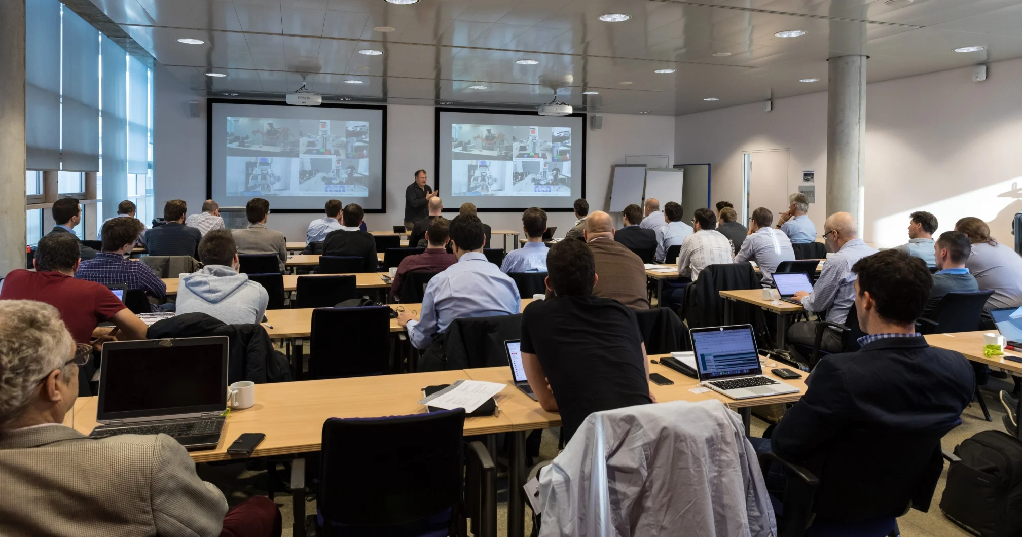 Prof. Michael Beetz presented the second day's keynote.