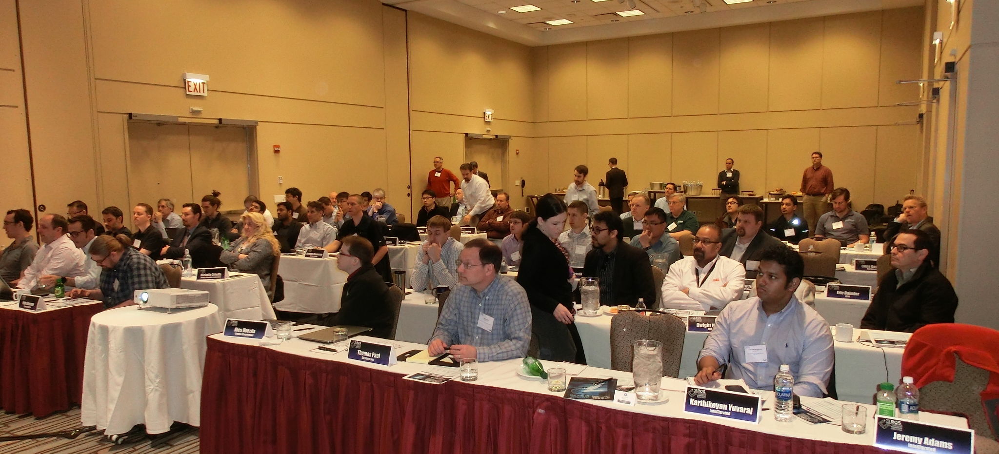 The ROS-I Consortium Americas meeting brought together representatives from across industry including end users, system integrators, robot OEMs, automation equipment OEMs, and researchers.