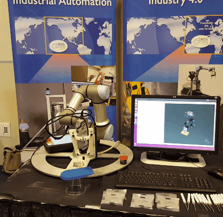 Robotic Blending UR3 Demonstration