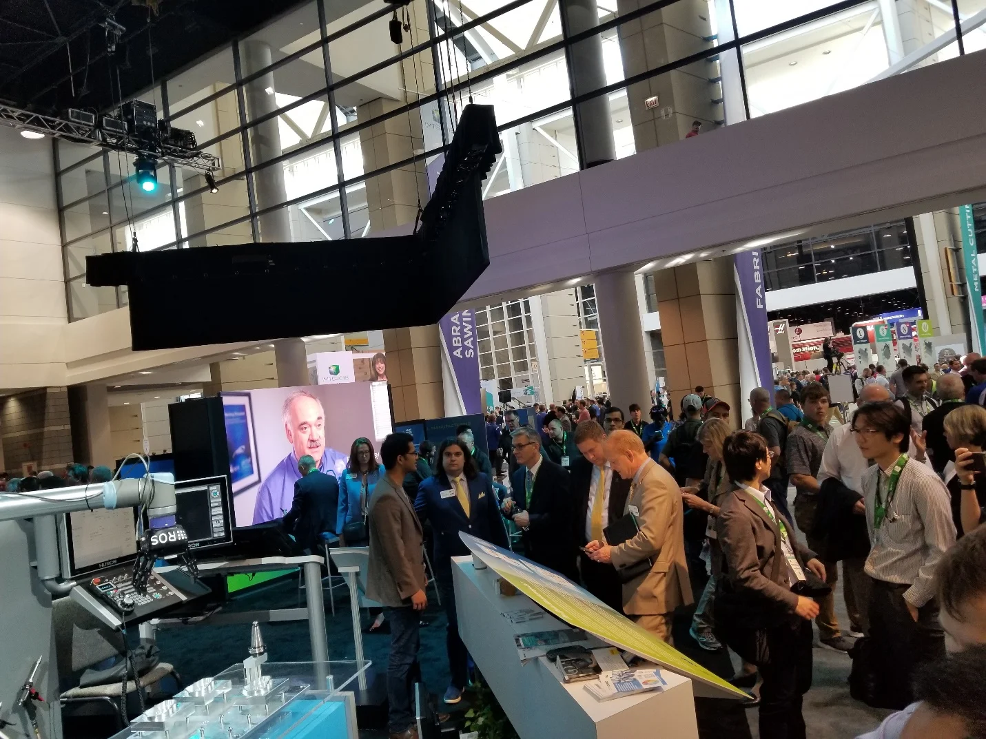 Figure 6. Crowd Visiting the ETC demonstration