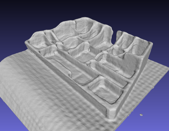 YAK Reconstruction of Machined Al Part
