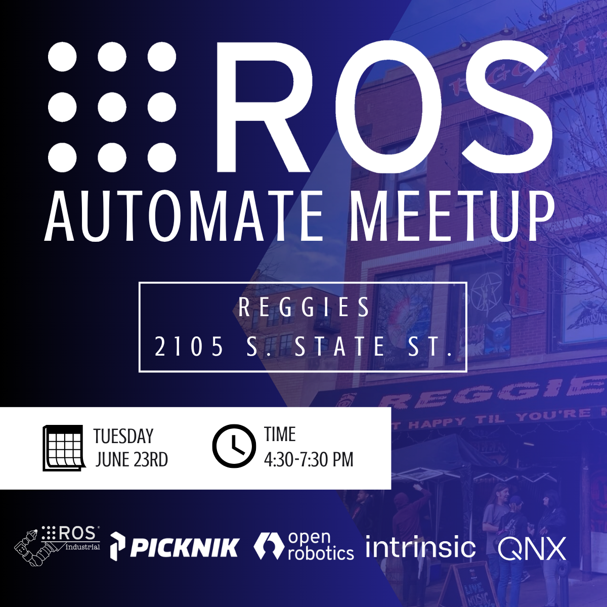 ROS Meetup @ Automate Chicago