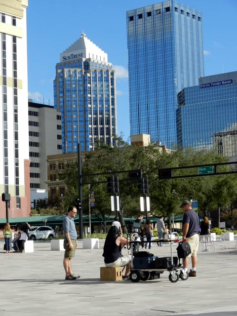 Day 3, last shots of Henry & Elena together in the city. Only one more location to shoot after this. 