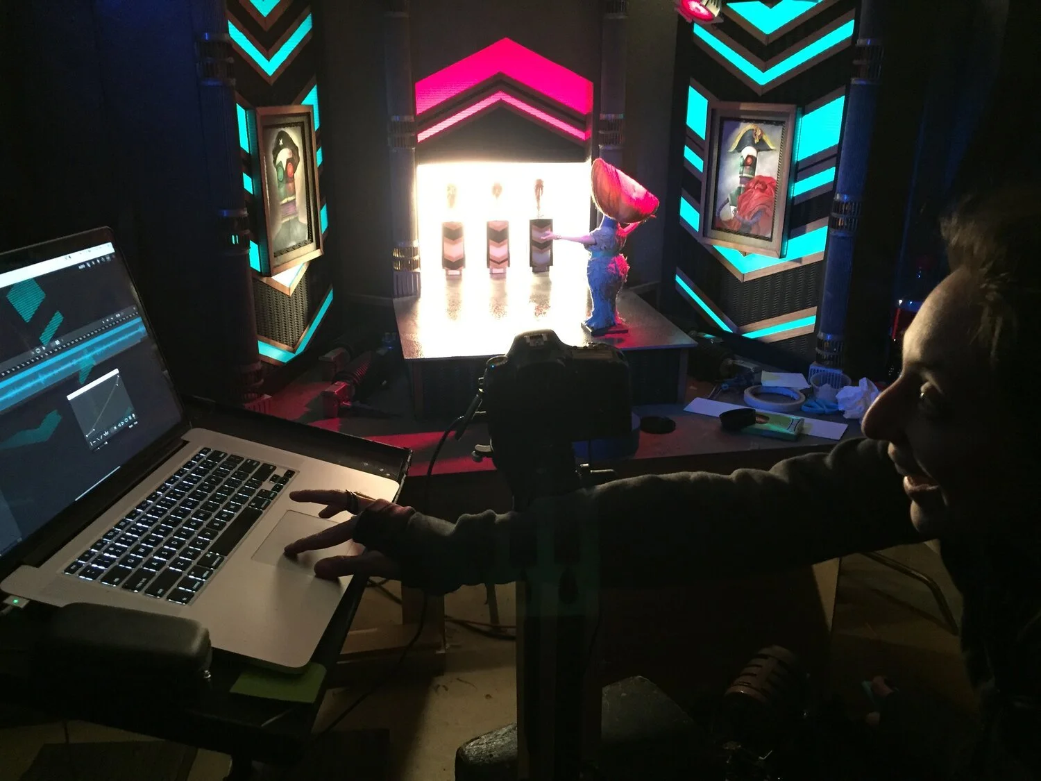  Ashley animating Mother’s performance 