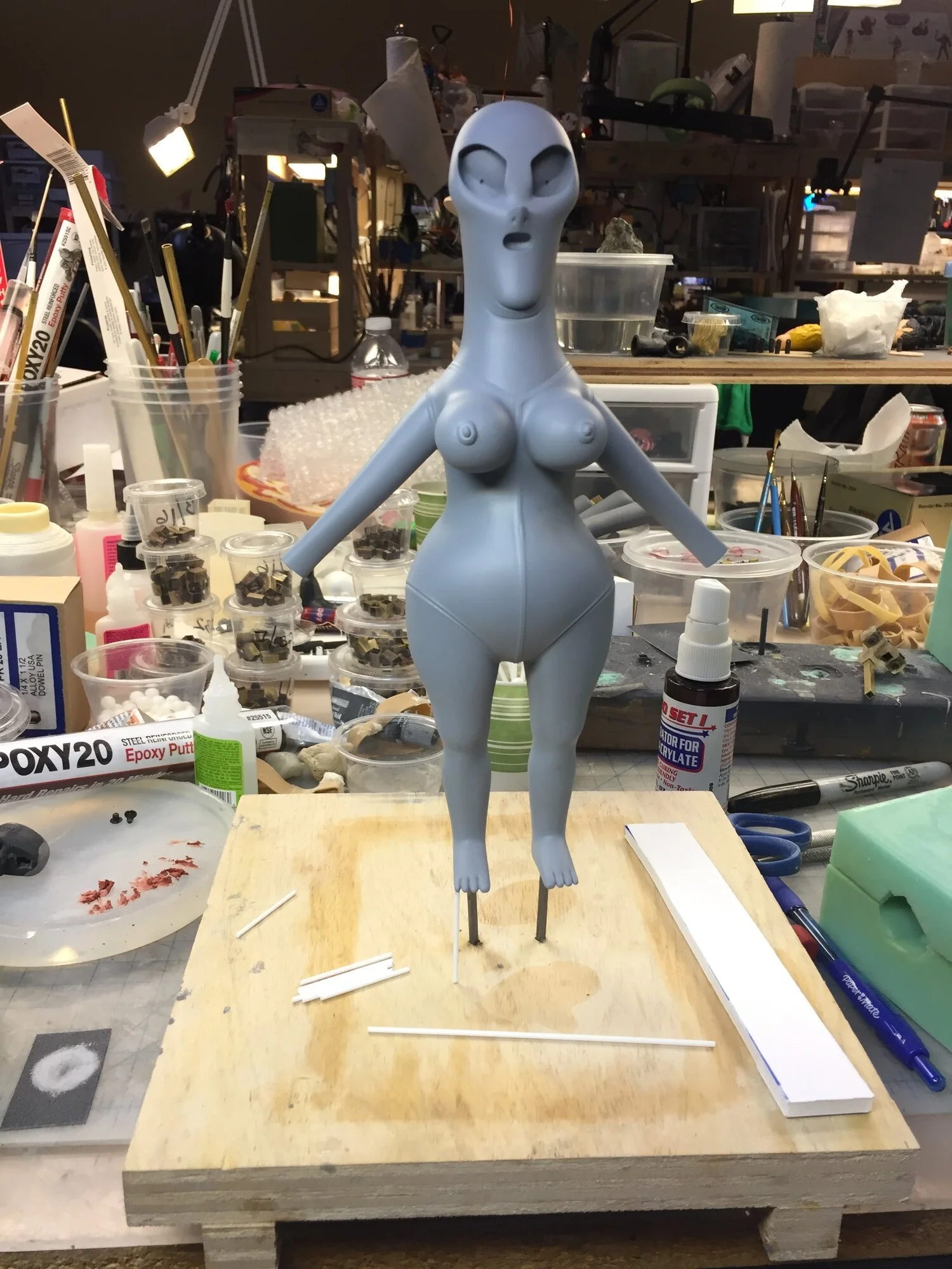 3D printed Mother getting ready for molding 