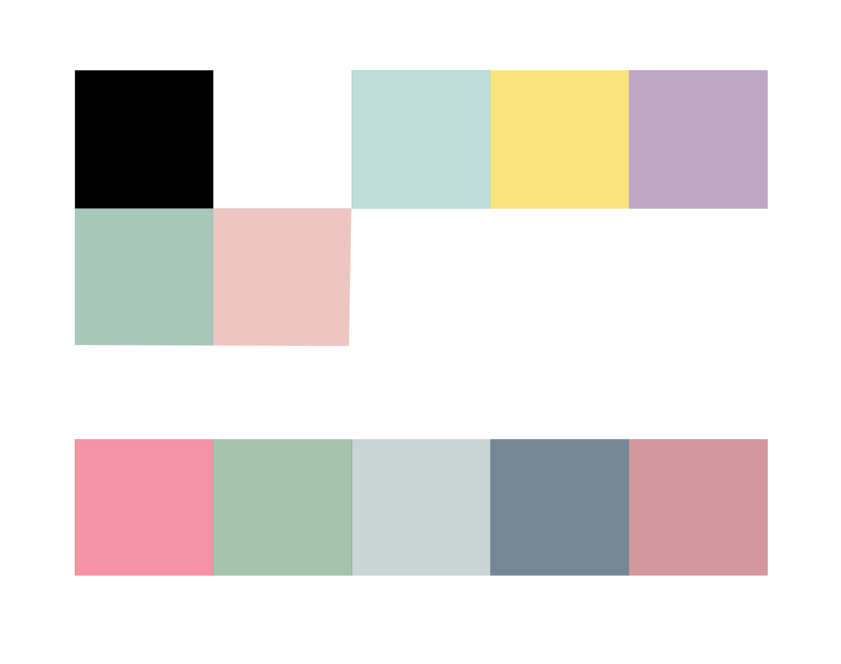  Color palette for book 