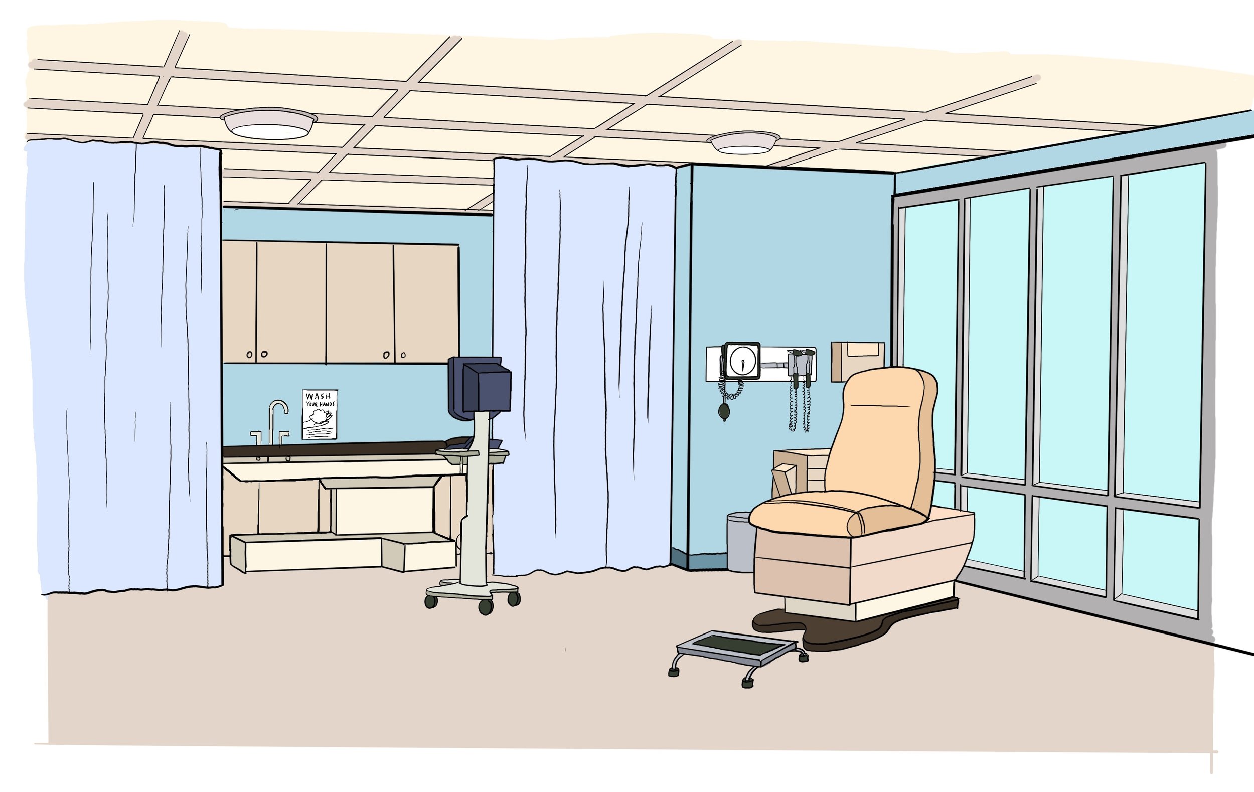  Design for Kaiser Permanente Exam Room 