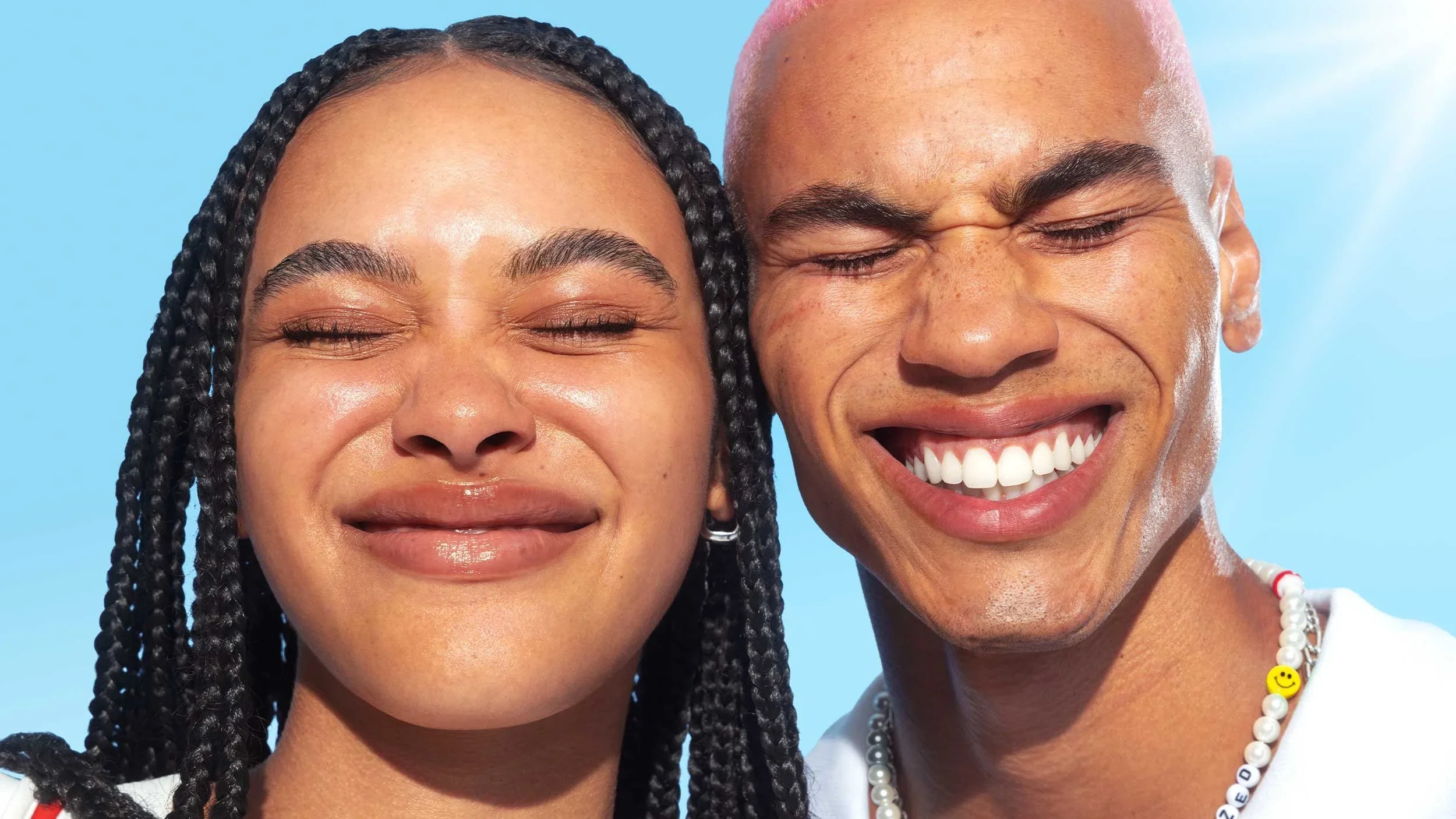 e.l.f. SKIN Suntouchable campaign imagery showcasing sun-care products across diverse lifestyle archetypes.