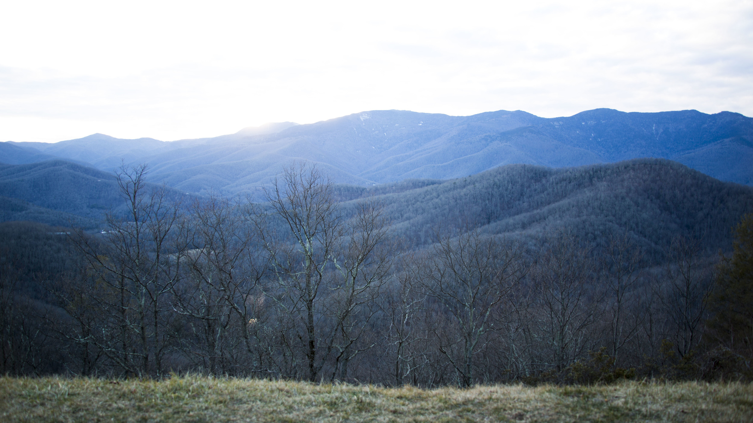 Blue Ridge Mountains in North Carolina.