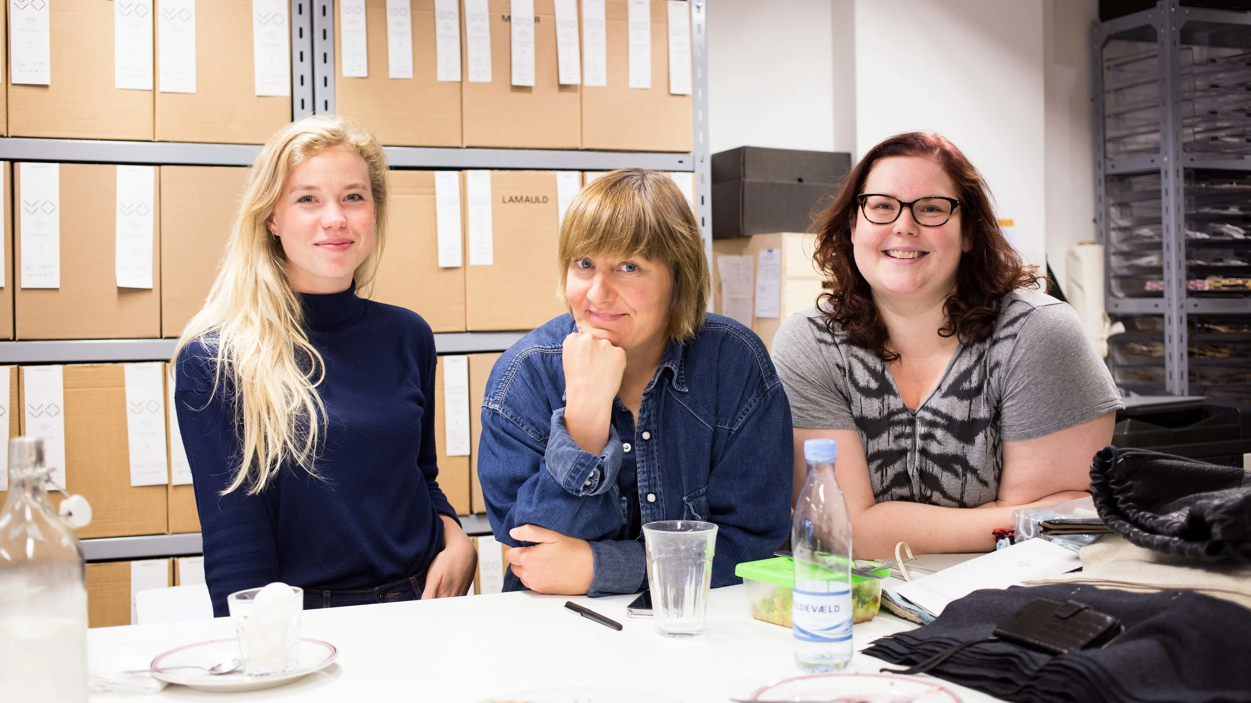 From left to right: Julie, Hanne, and Fie