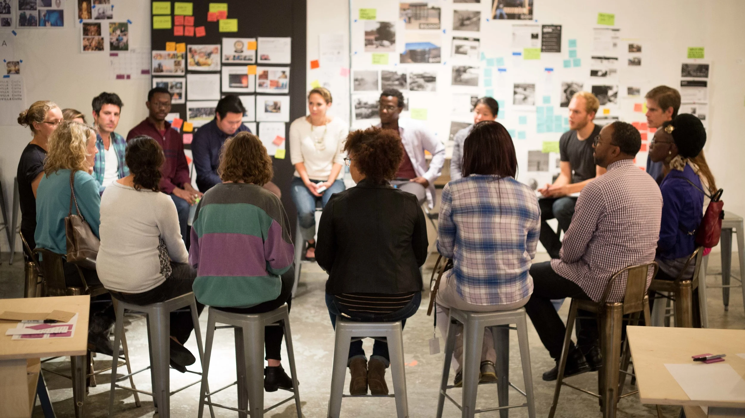 A Civilla class that begins and ends with a circle of community and expression of thoughts.