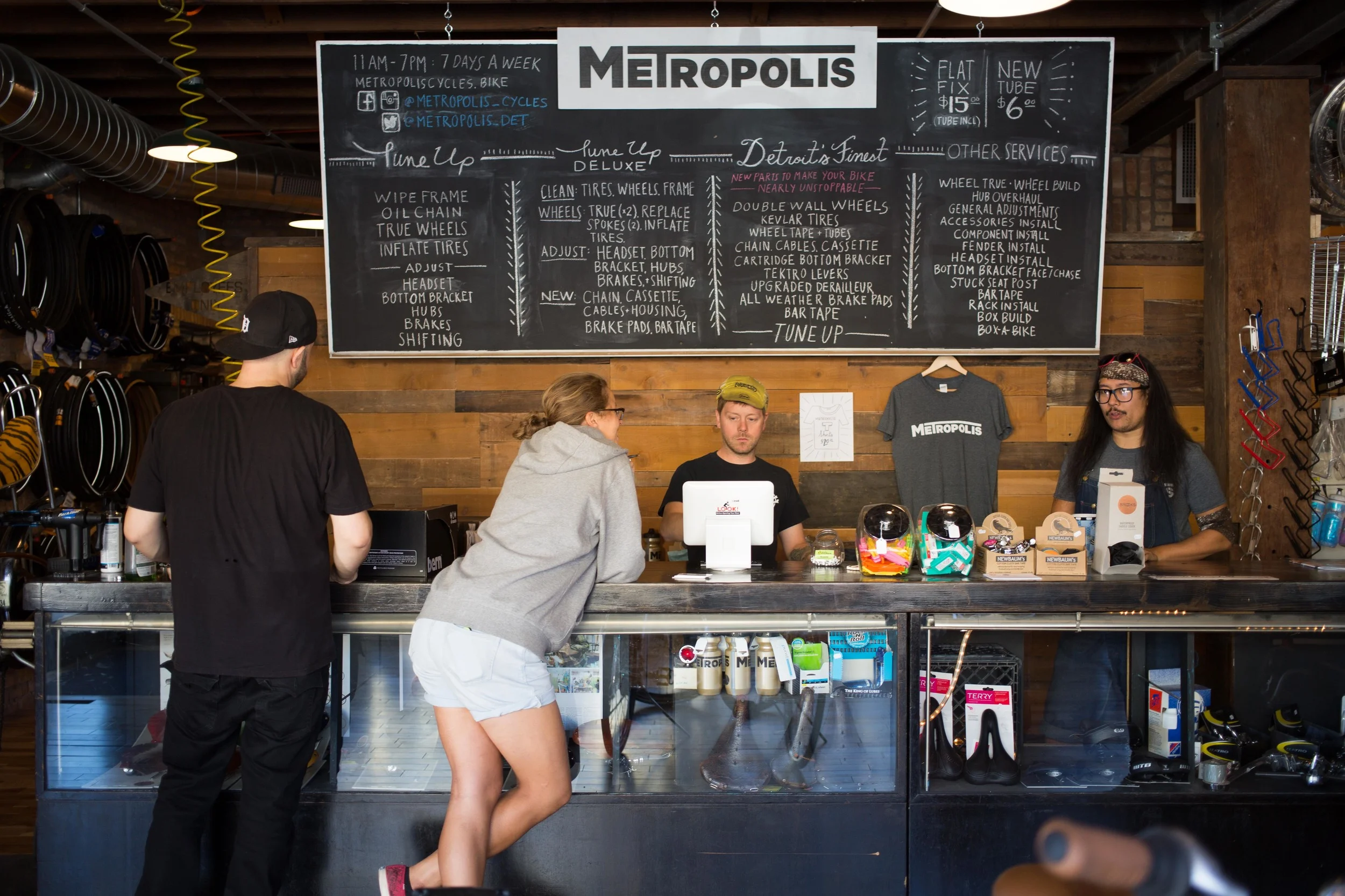 Metropolis Bike Shop in Corktown.