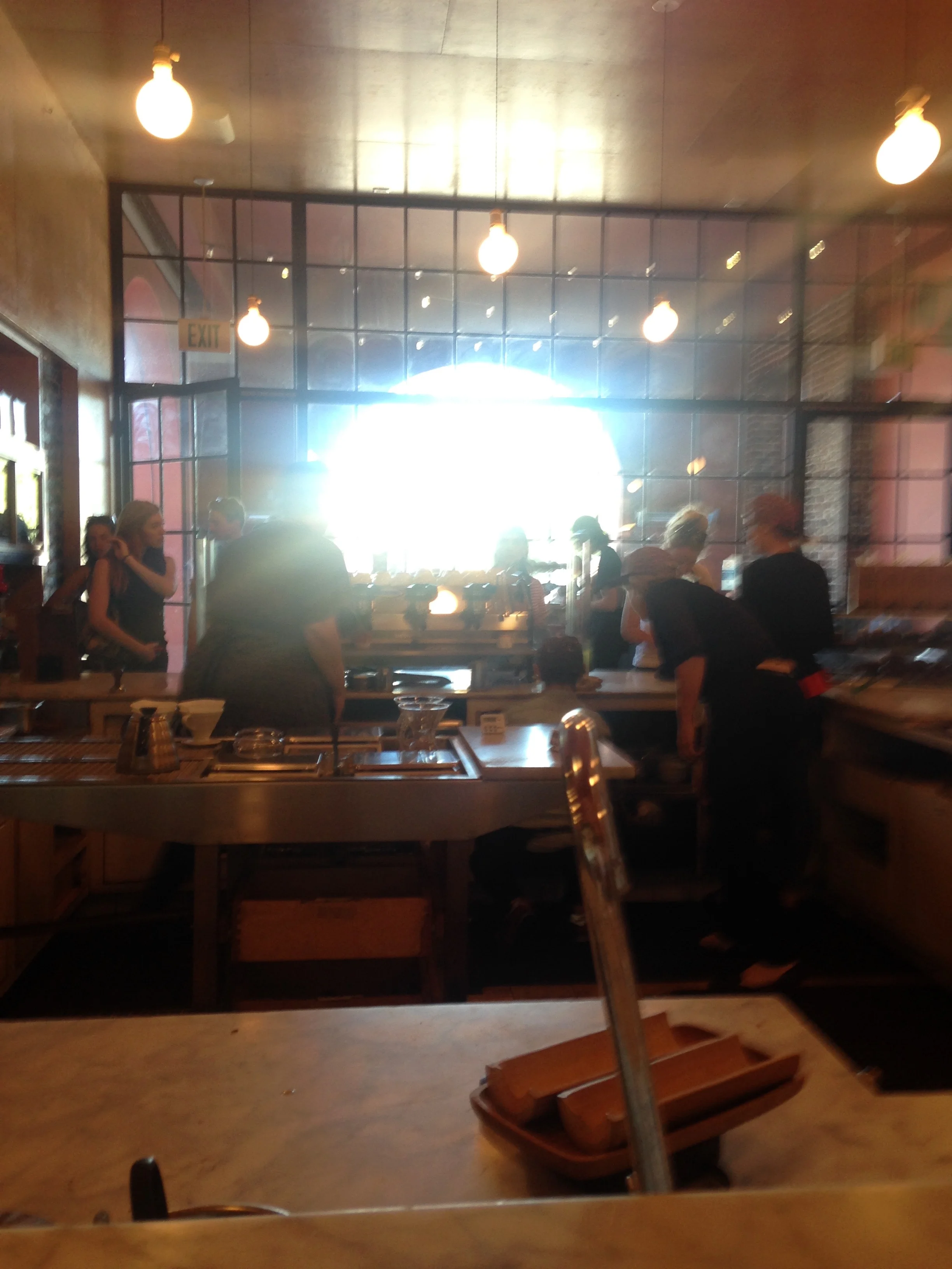 Bustling Intelligensia on Sunset.