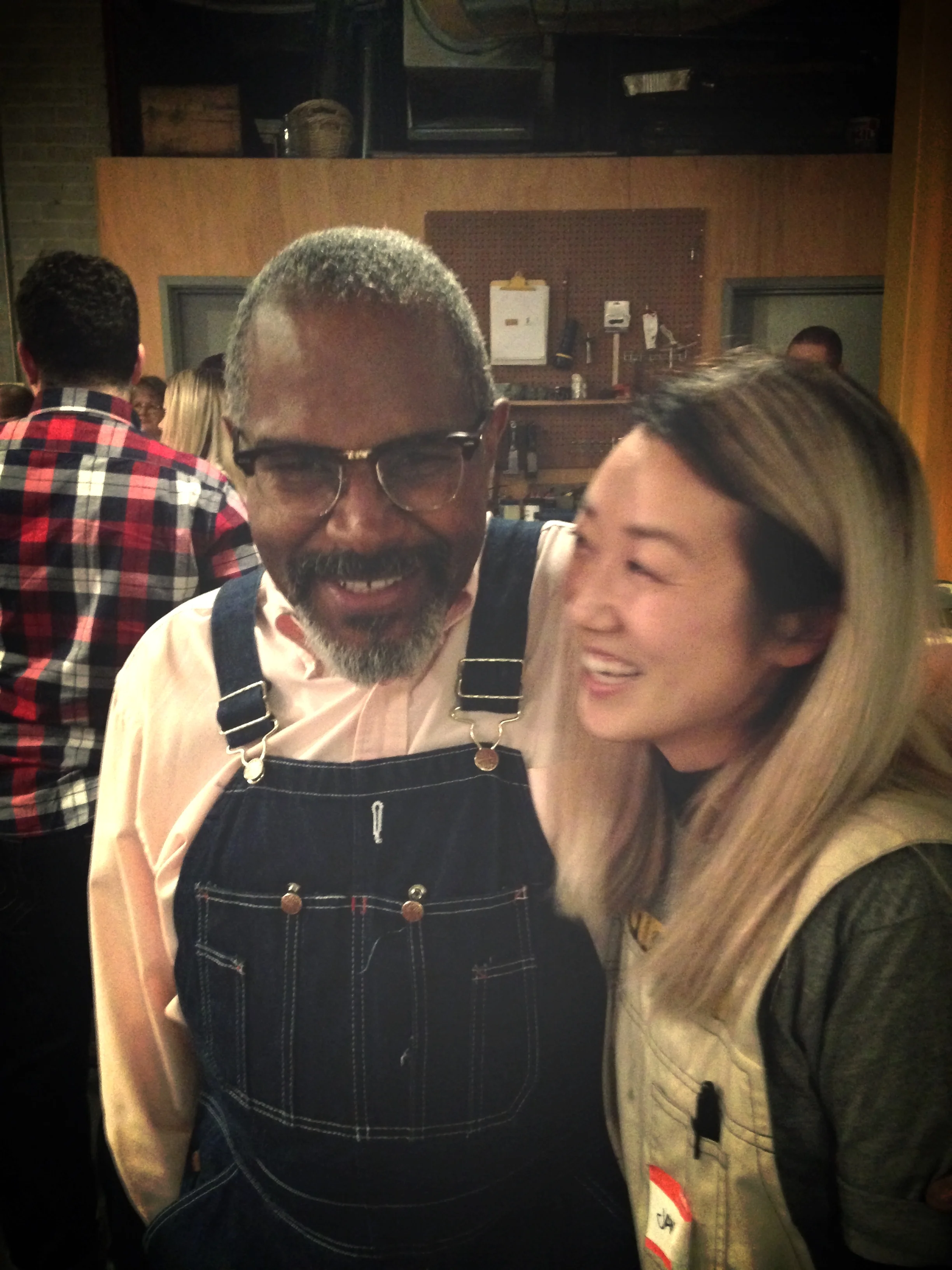 Amos Kennedy and I. Please excuse me for I am obviously swooning.