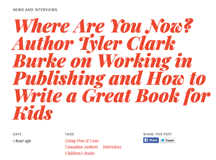 How to write a children's book
