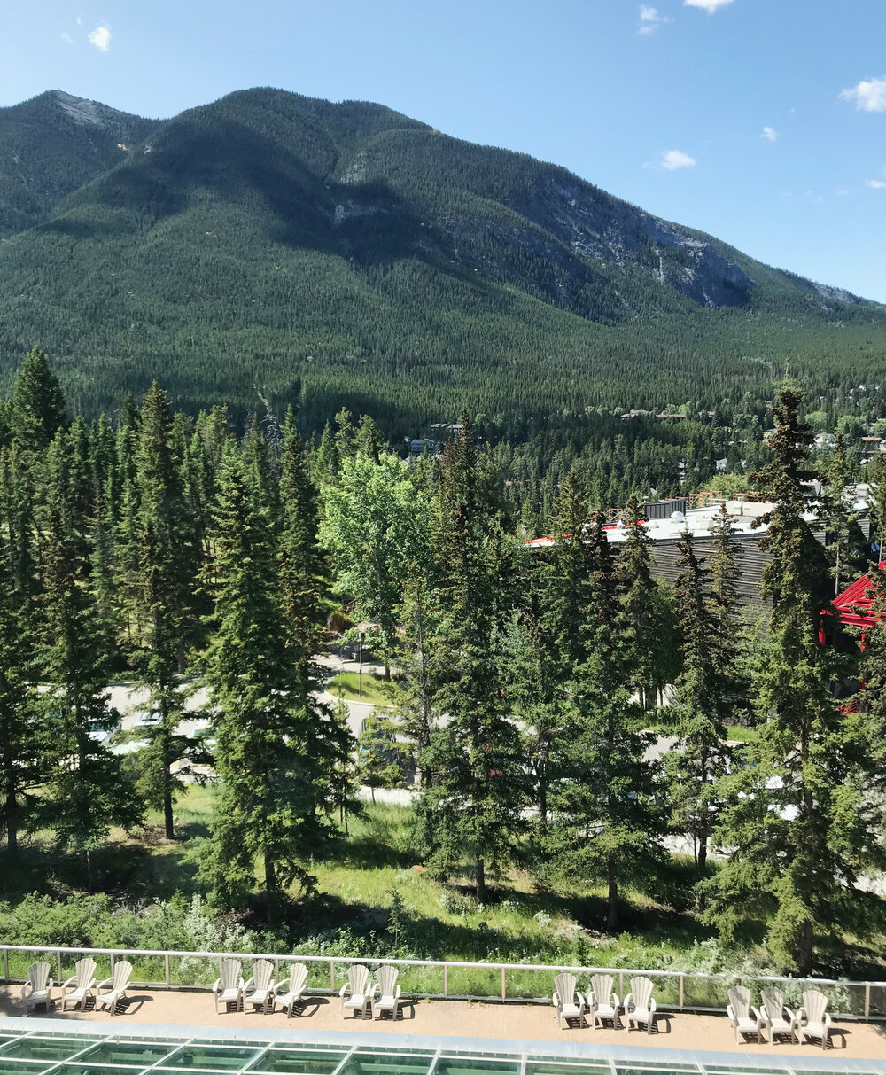 The view from the Vistas dining hall