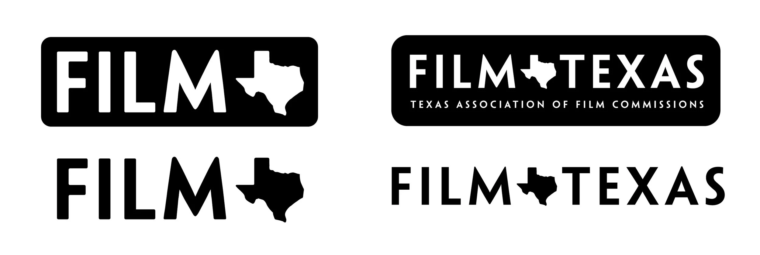 variations of the film Texas logo
