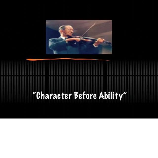 Character Before Ability